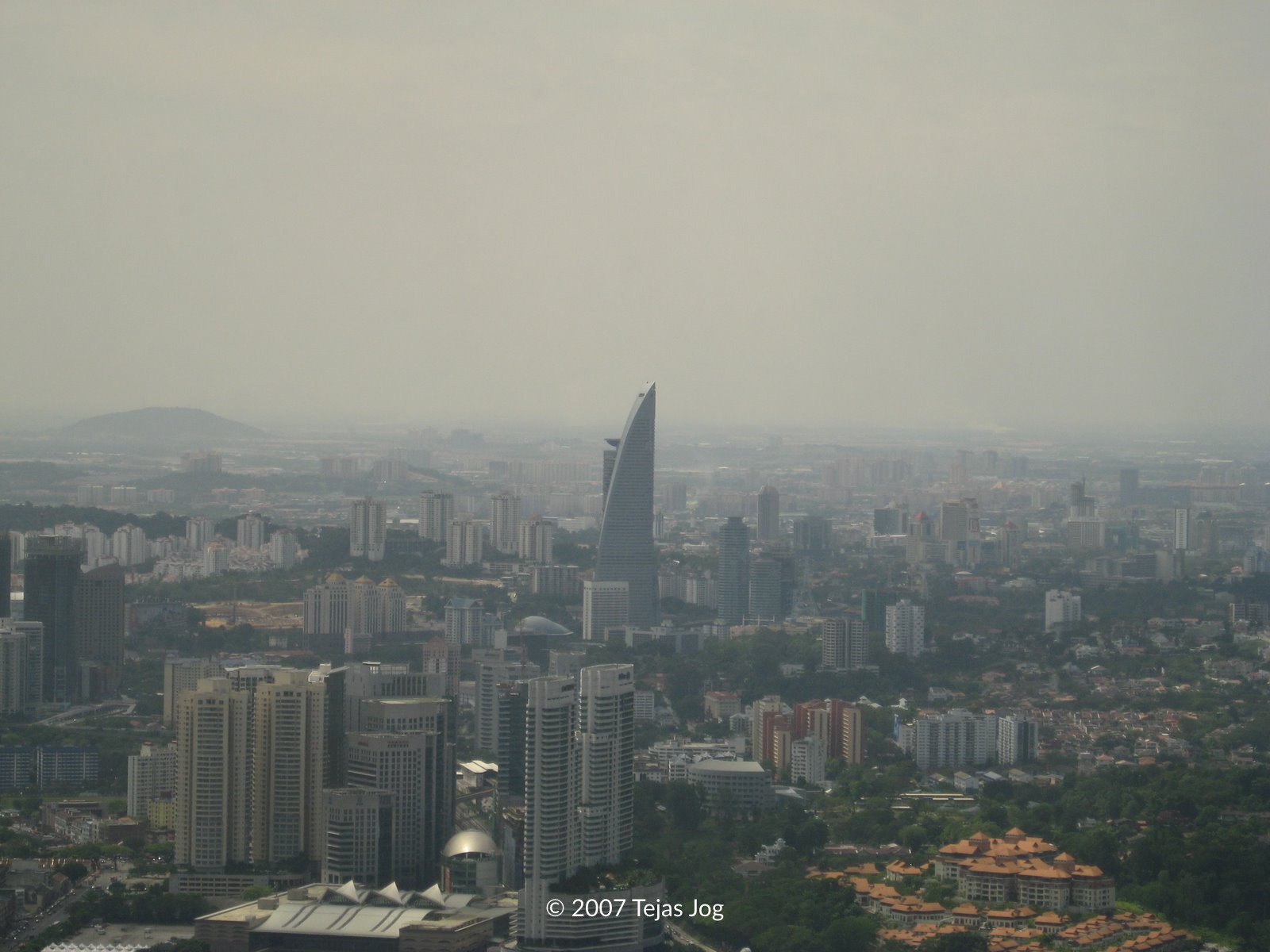 Malaysia Telecom building seen from Menara Kuala Lumpur
