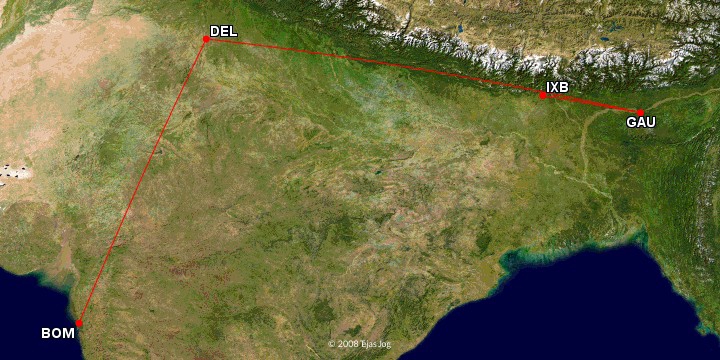 Jet Airways 301 - Jet Airways 601