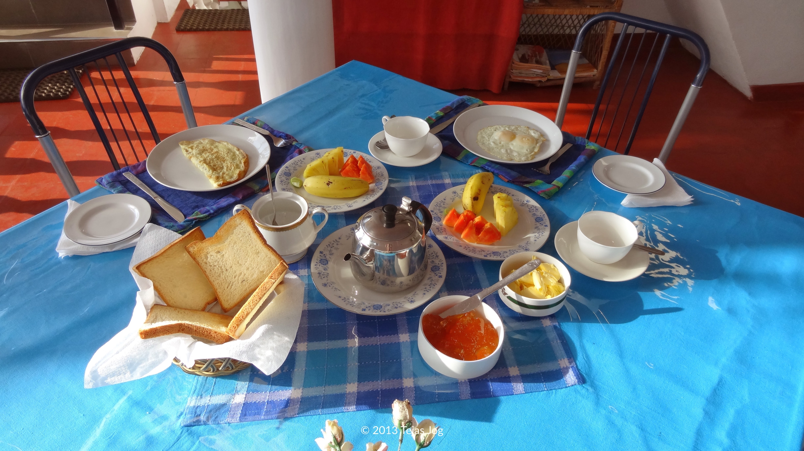 Breakfast at Blue Haven Guest House
