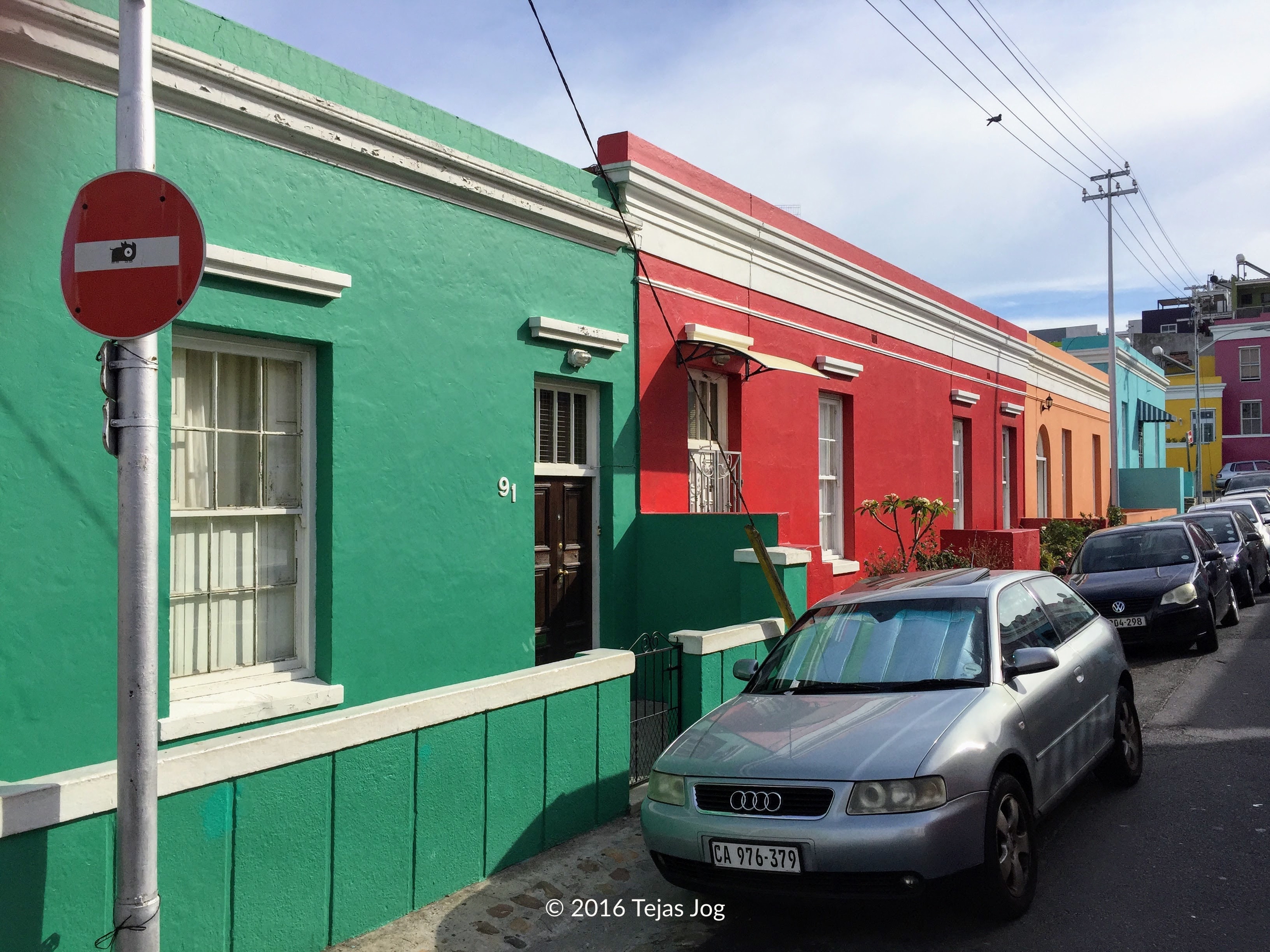 Colourful houses at Bo Kaap