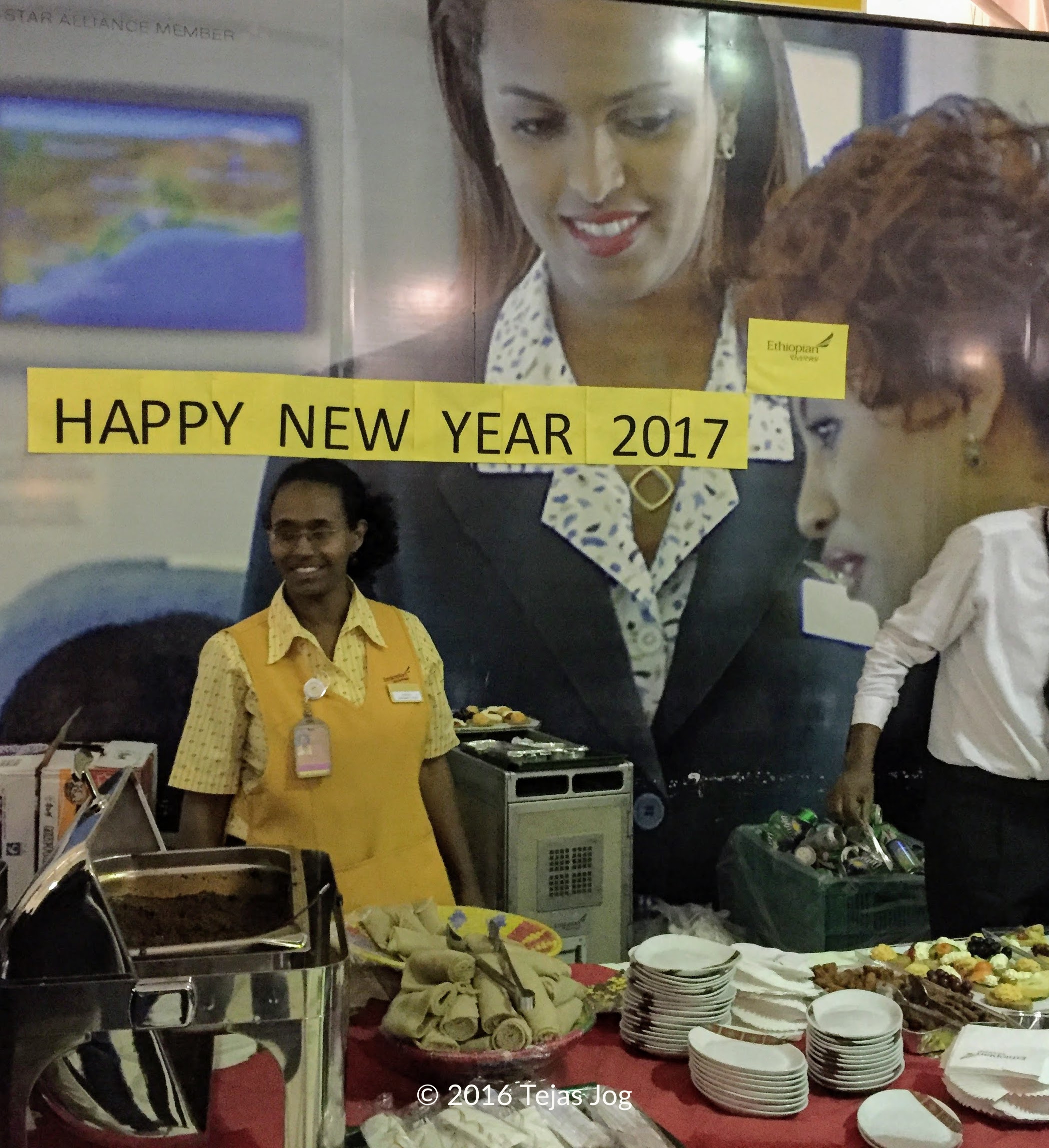New Years' Eve celebrations at Bole Addis Ababa International Airport