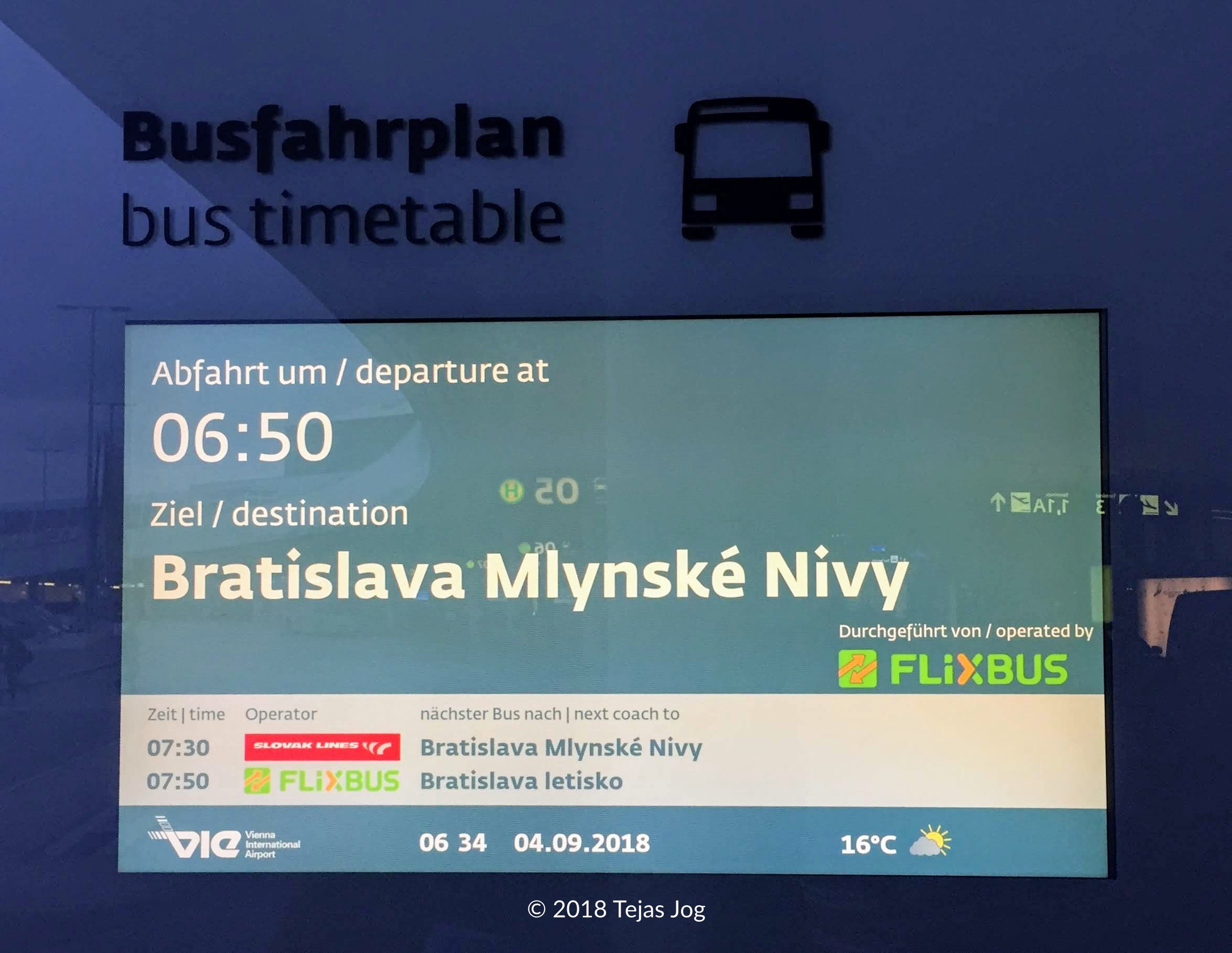 Flughafen Wien Busterminal