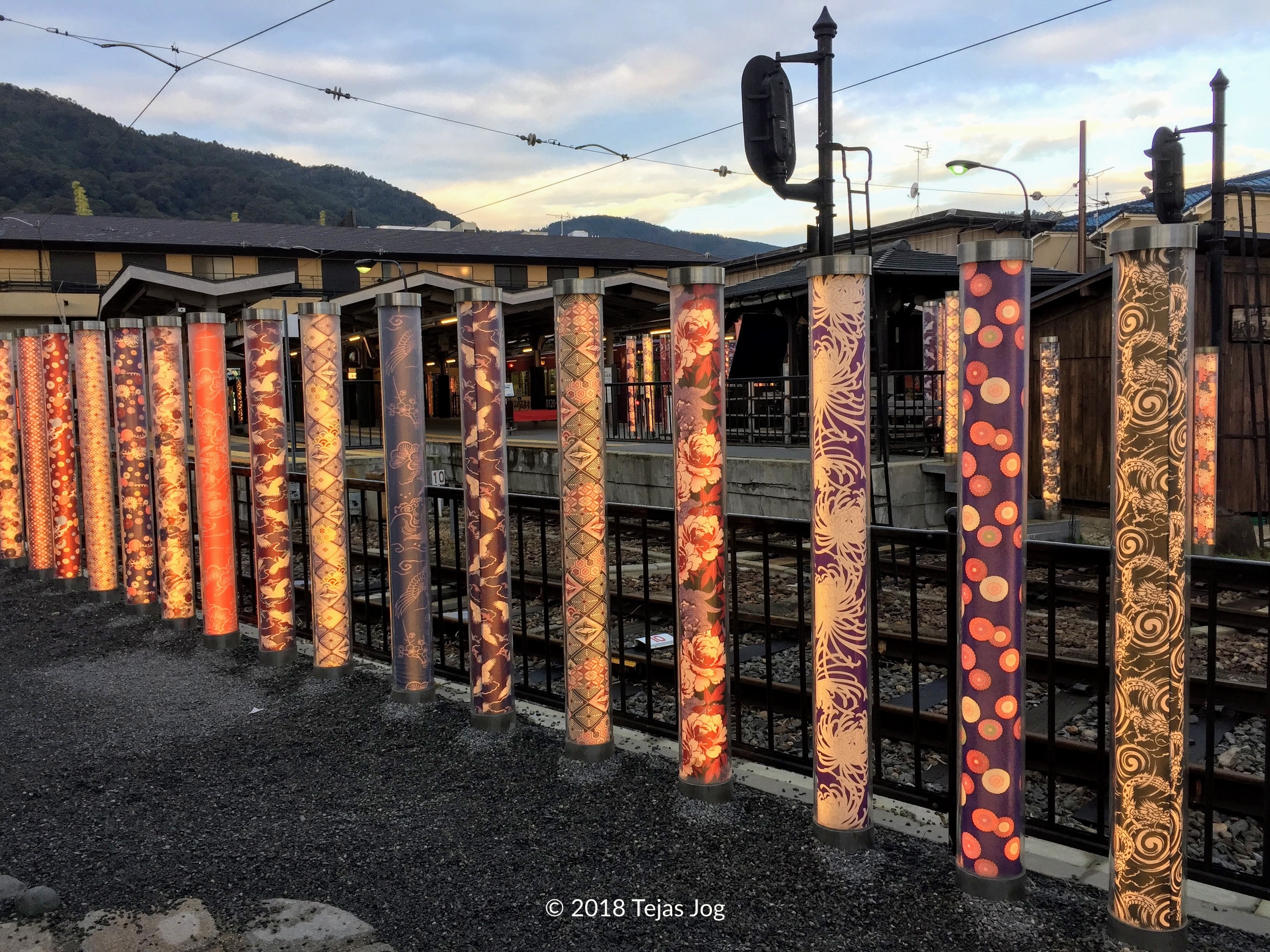 Kimono Forest at Arashiyama Station