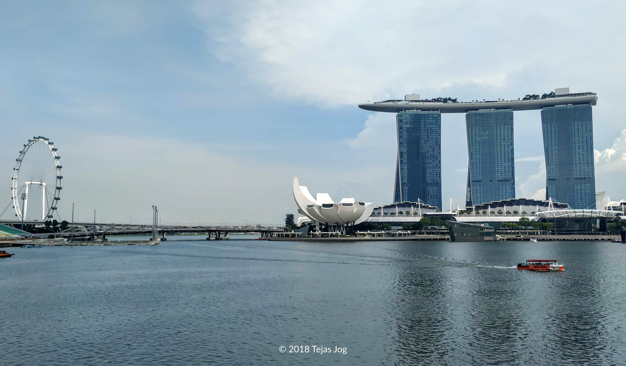 Singapore Flyer, ArtScience Museum and Marina Bay Sands