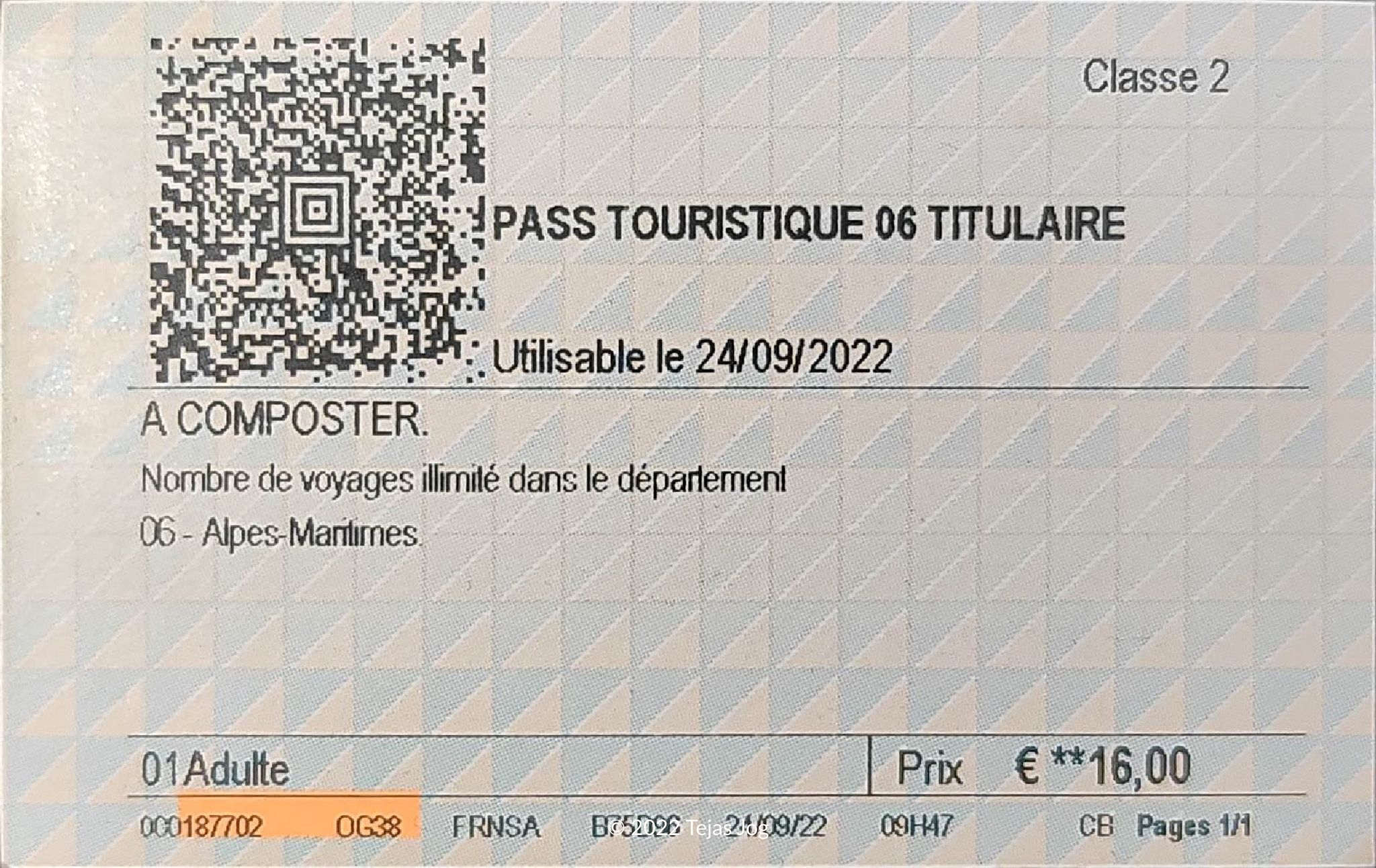 Pass Touristique