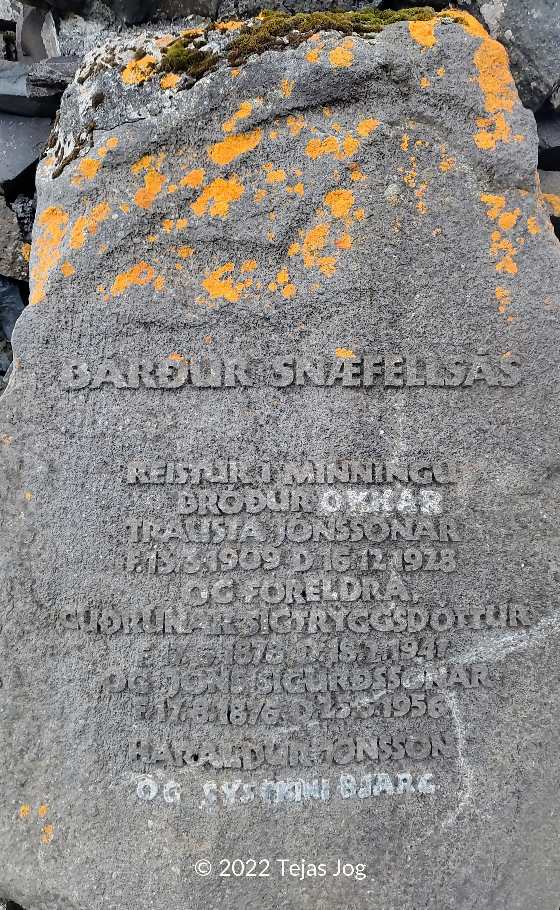 Monument to the Bard of Snæfellsás