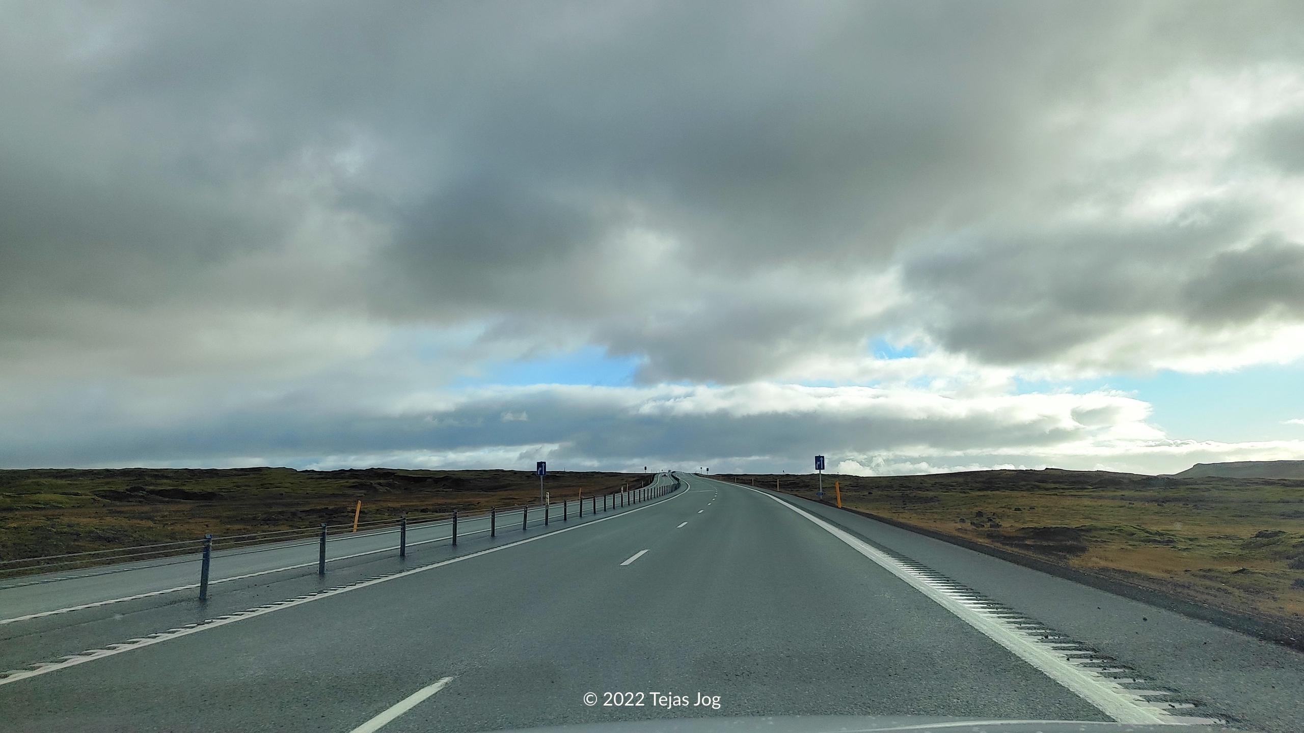 Driving southeast on Route 1