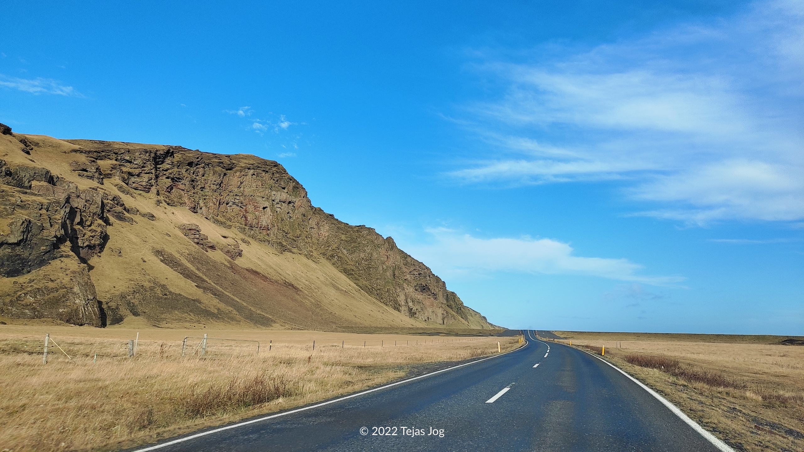 Driving east on Route 1