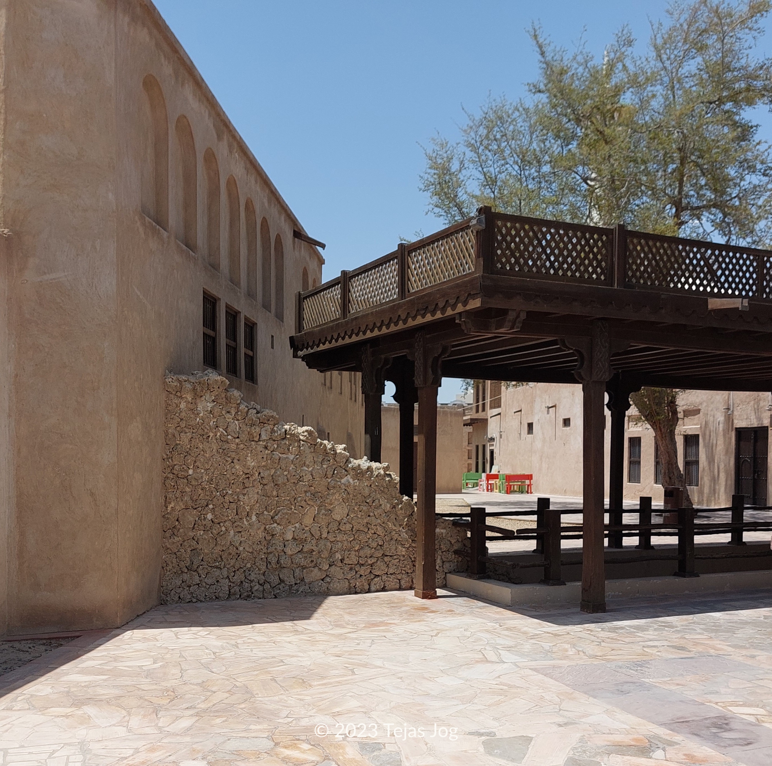 Wall of Old Dubai