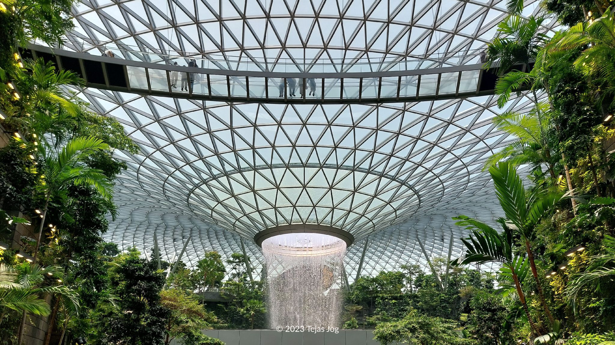 Waterfall at Jewel Changi Airport