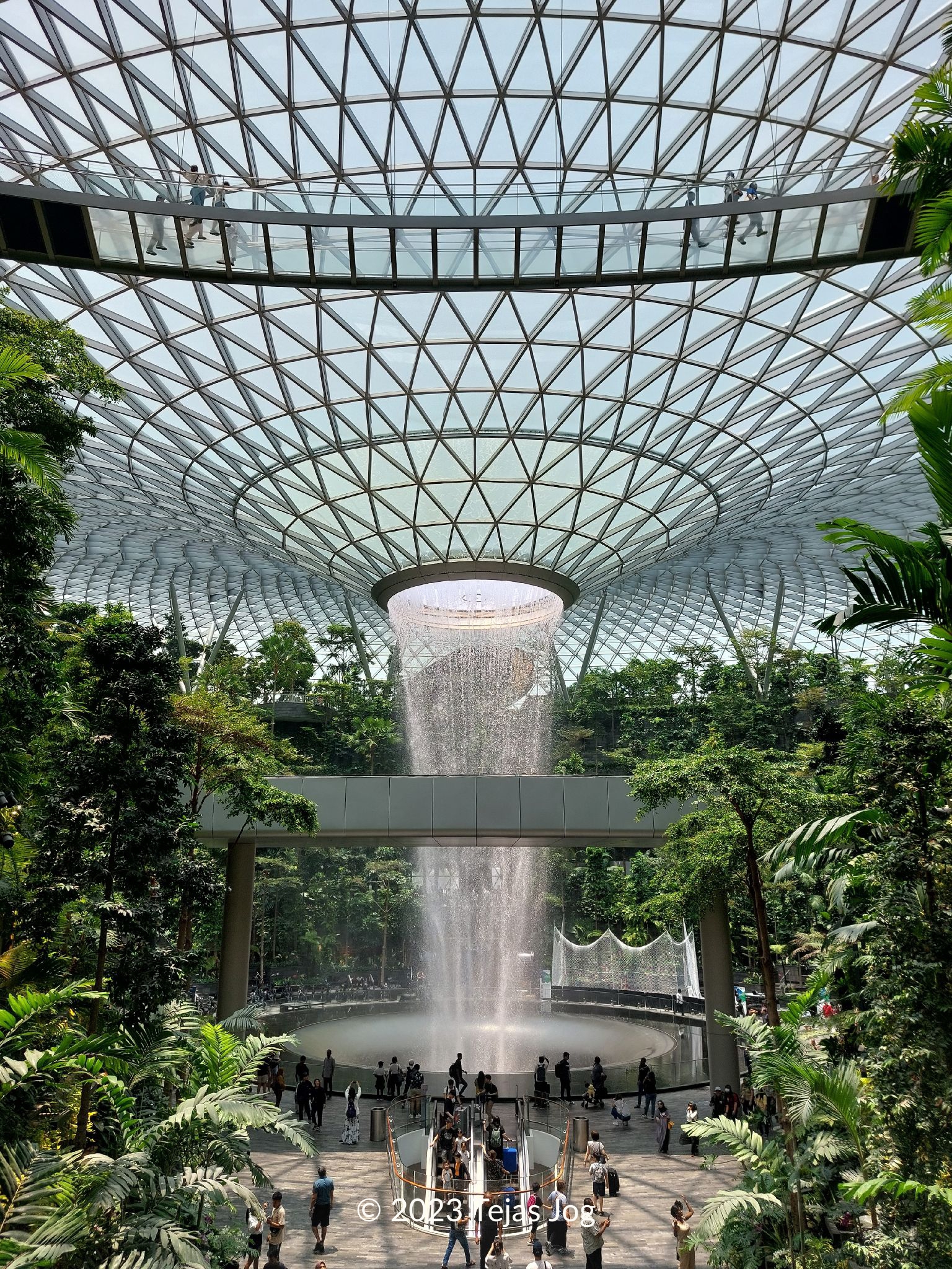 Waterfall at Jewel Changi Airport