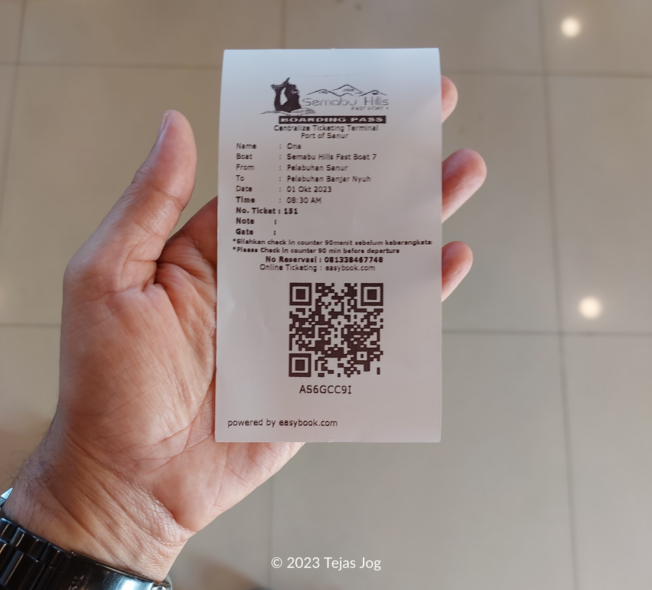 Ferry ticket for Semabu Hills Fast Boat Ferry ticket for Semabu Hills Fast Boat