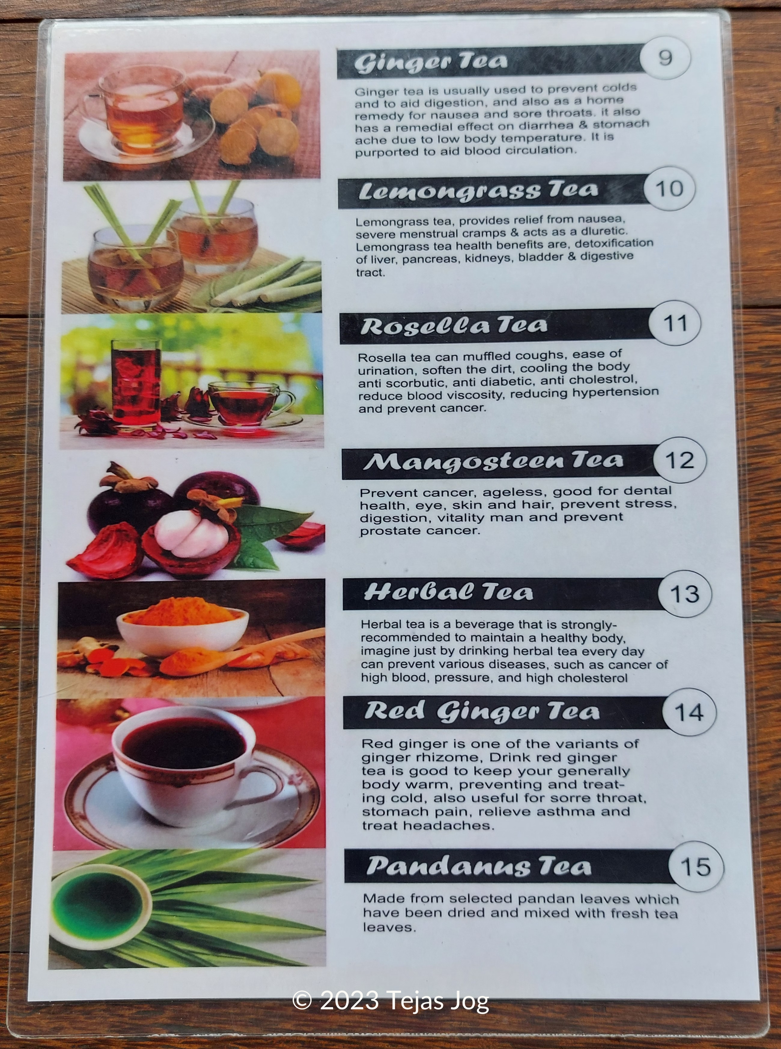 Sampler of Teas and Coffees