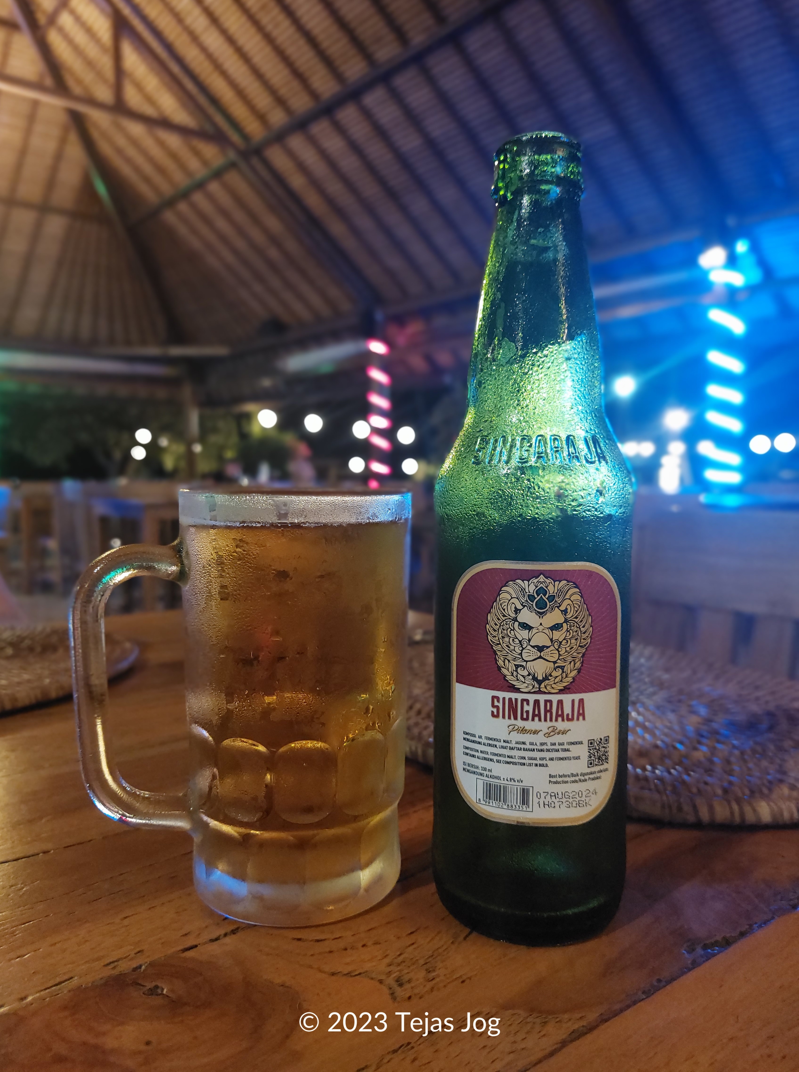 Drinks at Blue Royal Beach Restaurant