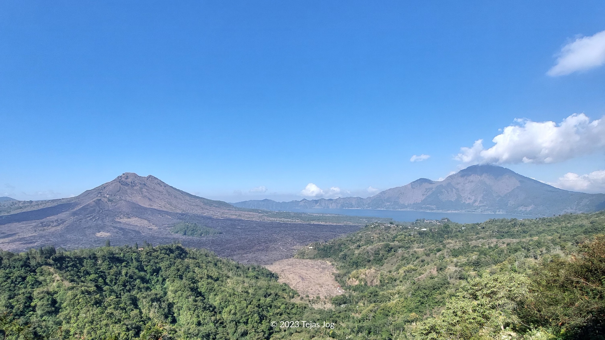 Mt. Batur, Danau Batur and Mt. Abang