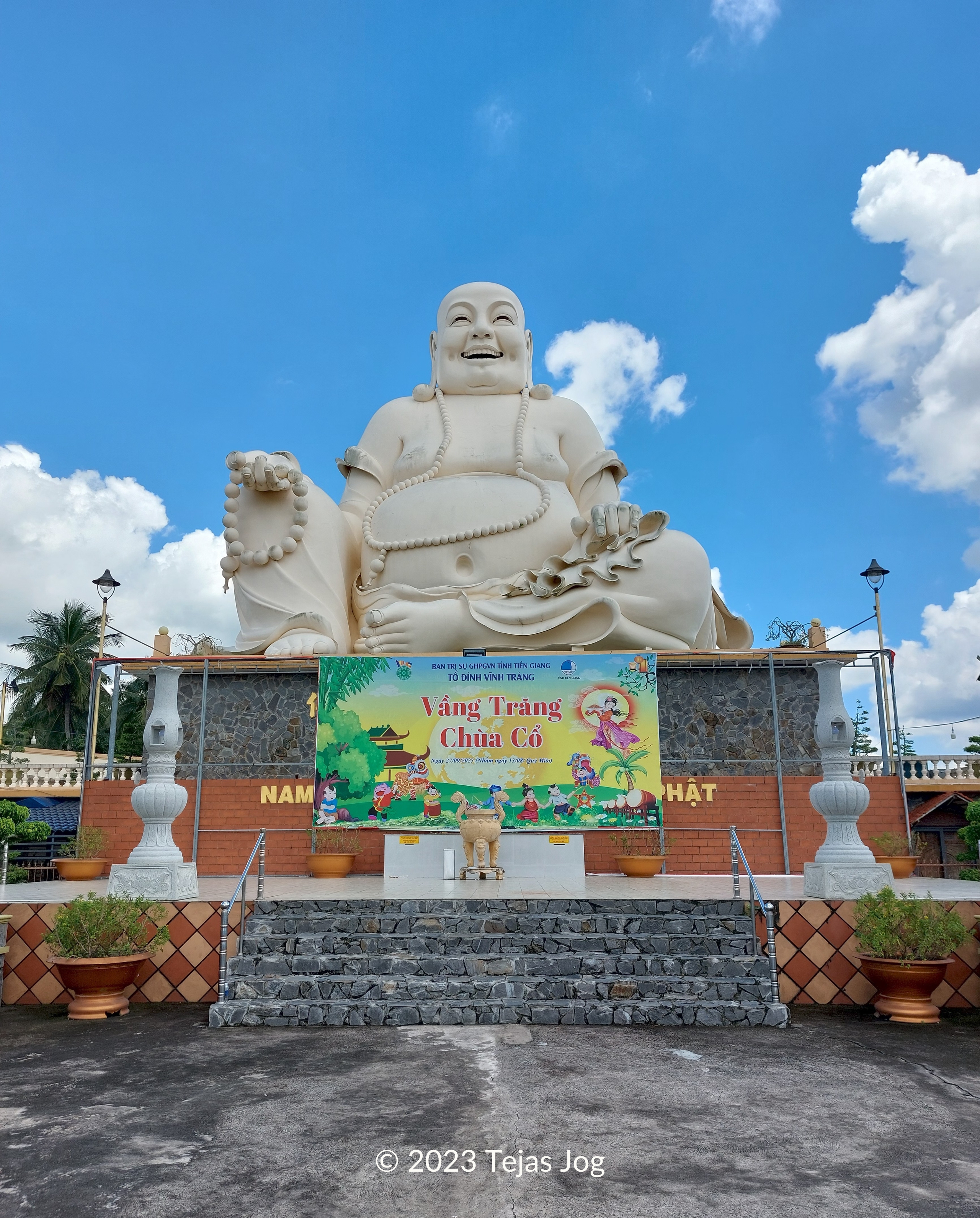 Laughing Buddha at Vinh Trang Pagoda Laughing Buddha at Vinh Trang Pagoda