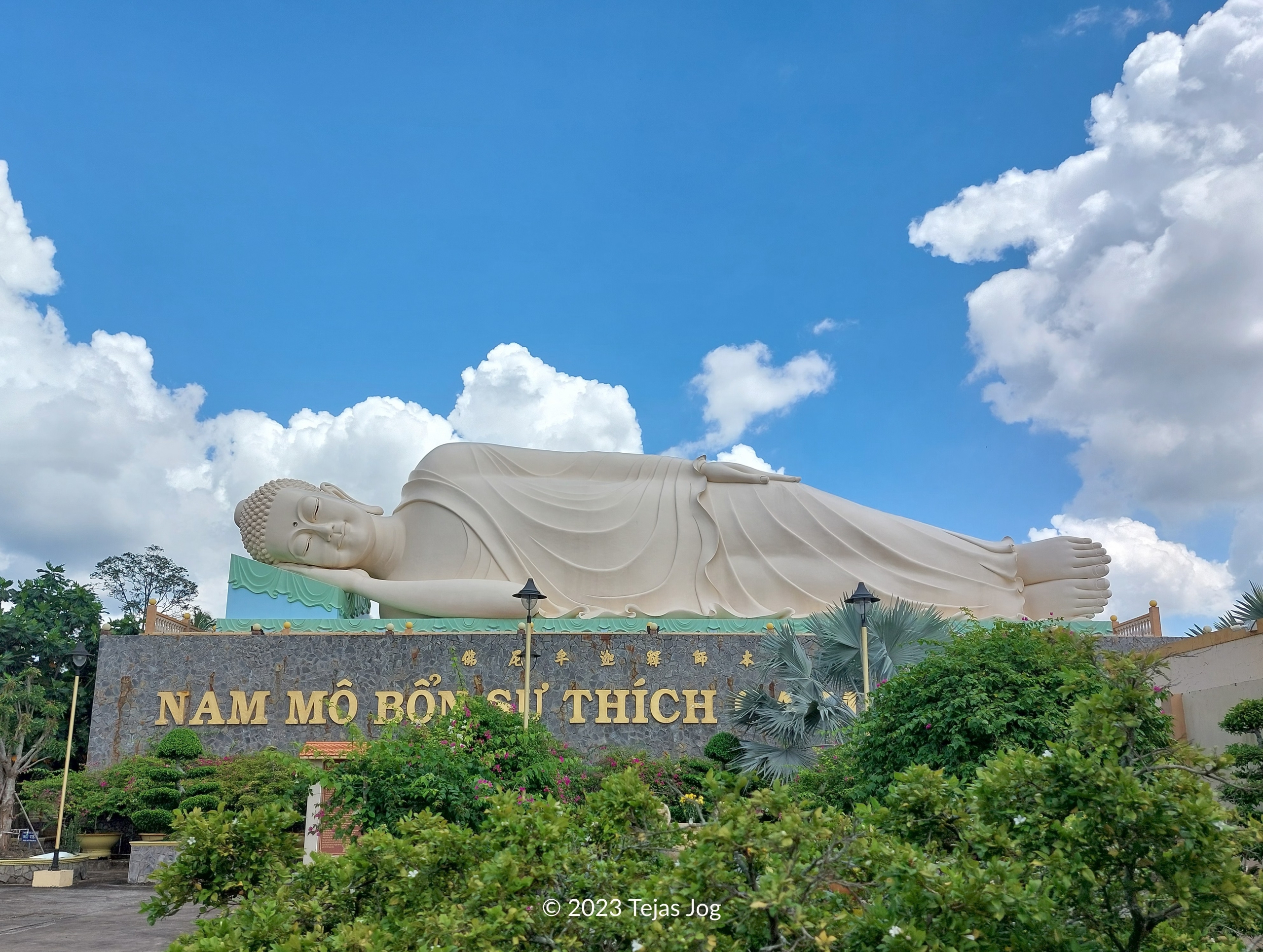 Reclining Buddha at Vinh Trang Pagoda Reclining Buddha at Vinh Trang Pagoda