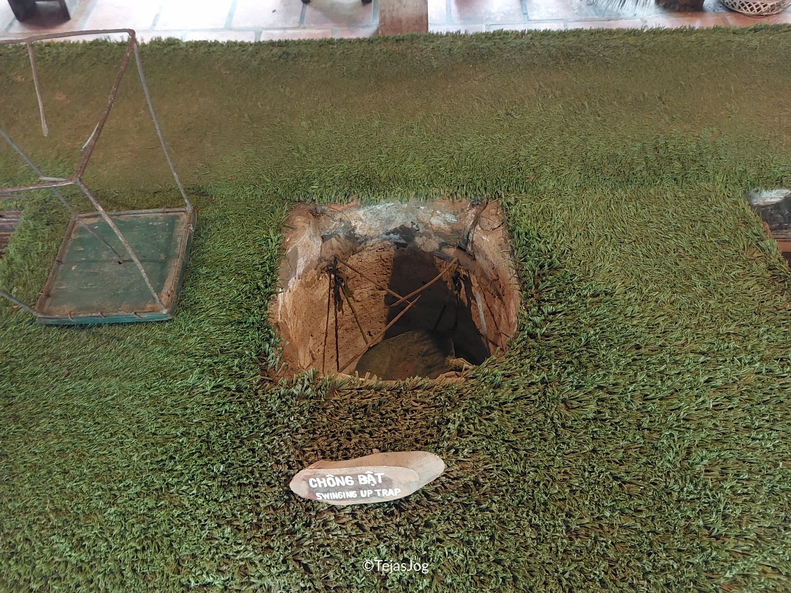 Swinging up trap