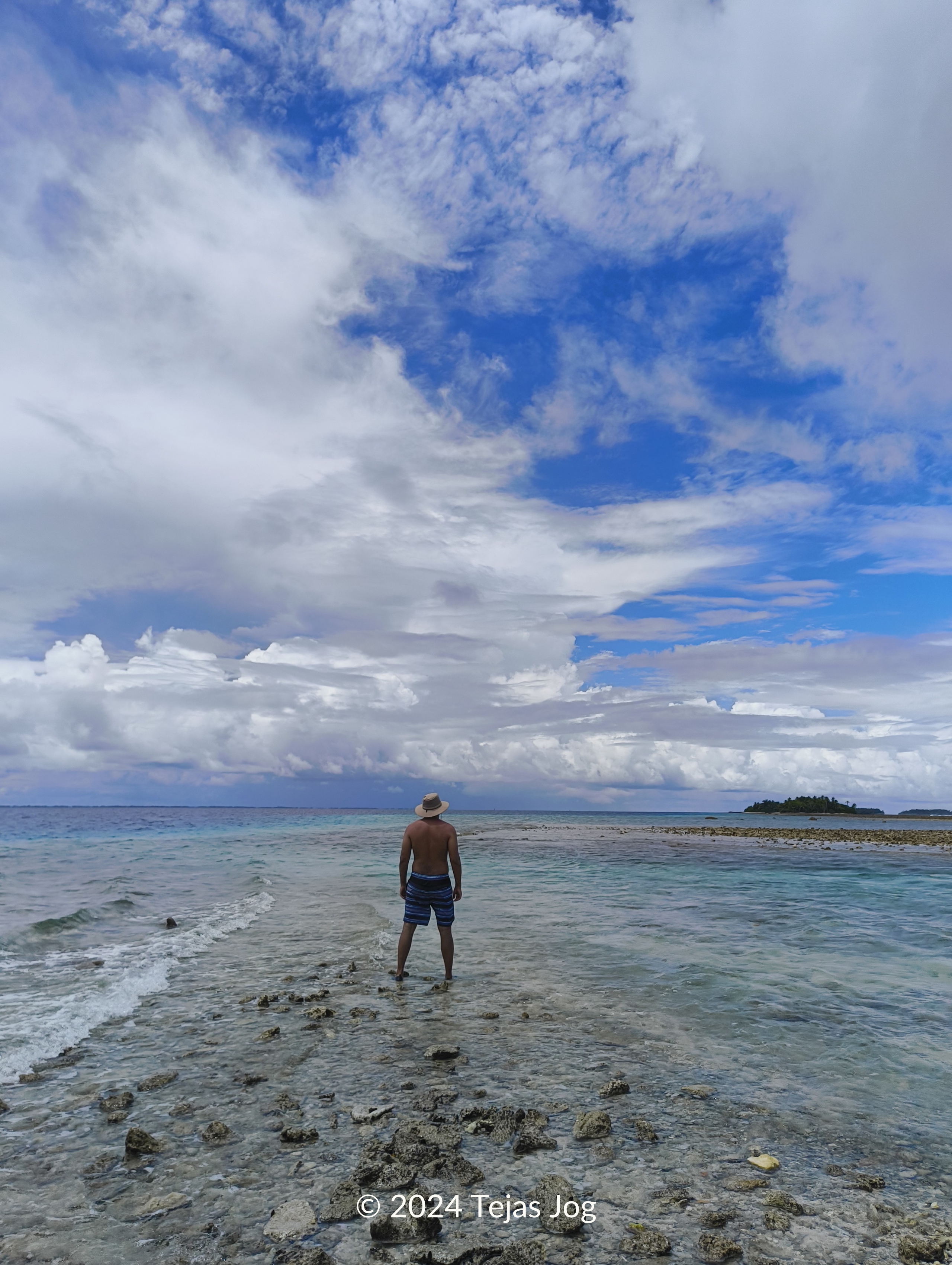 Western tip of Eneko island