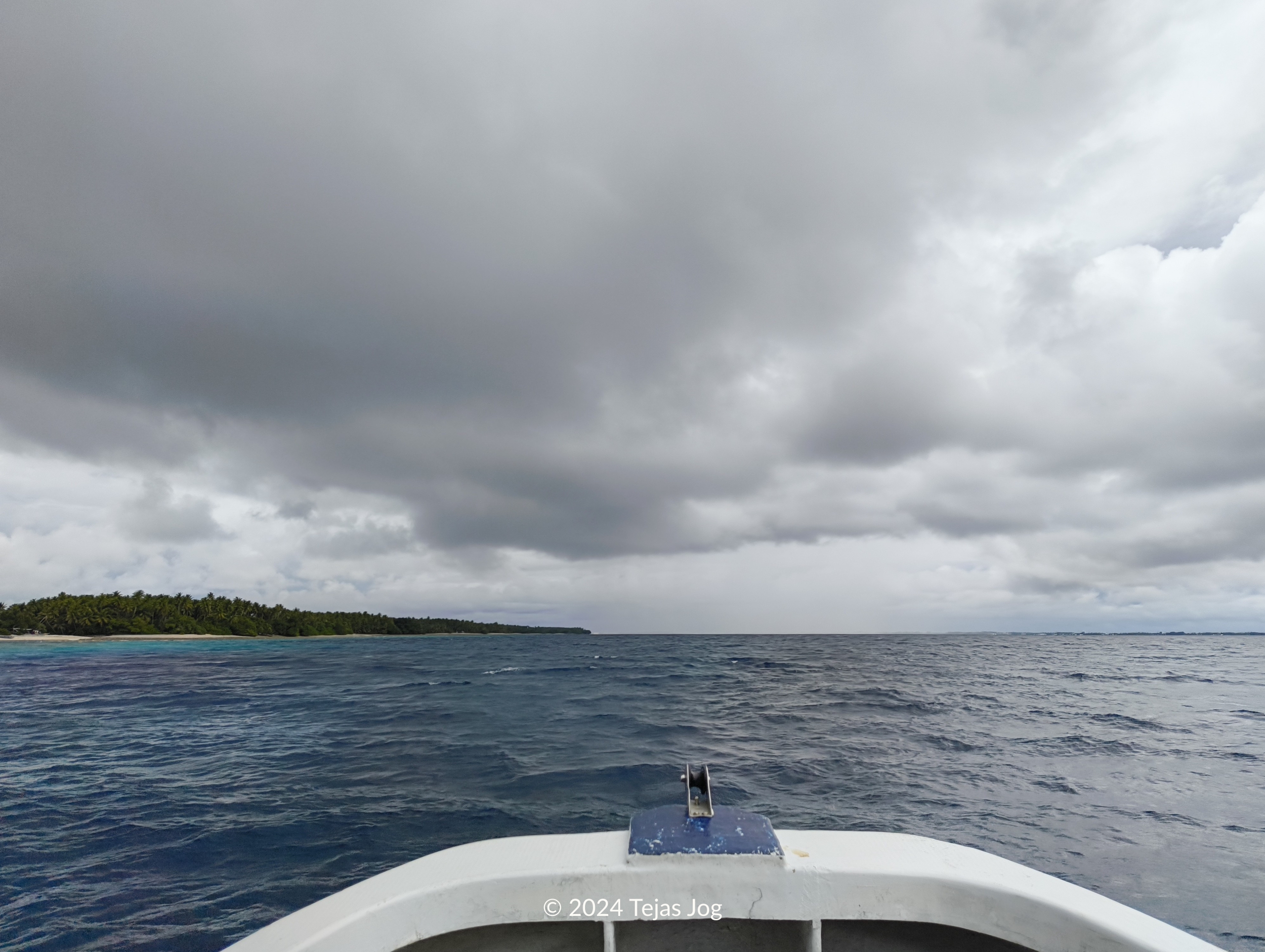 Boat ride from Eneko Island to Uliga Pier