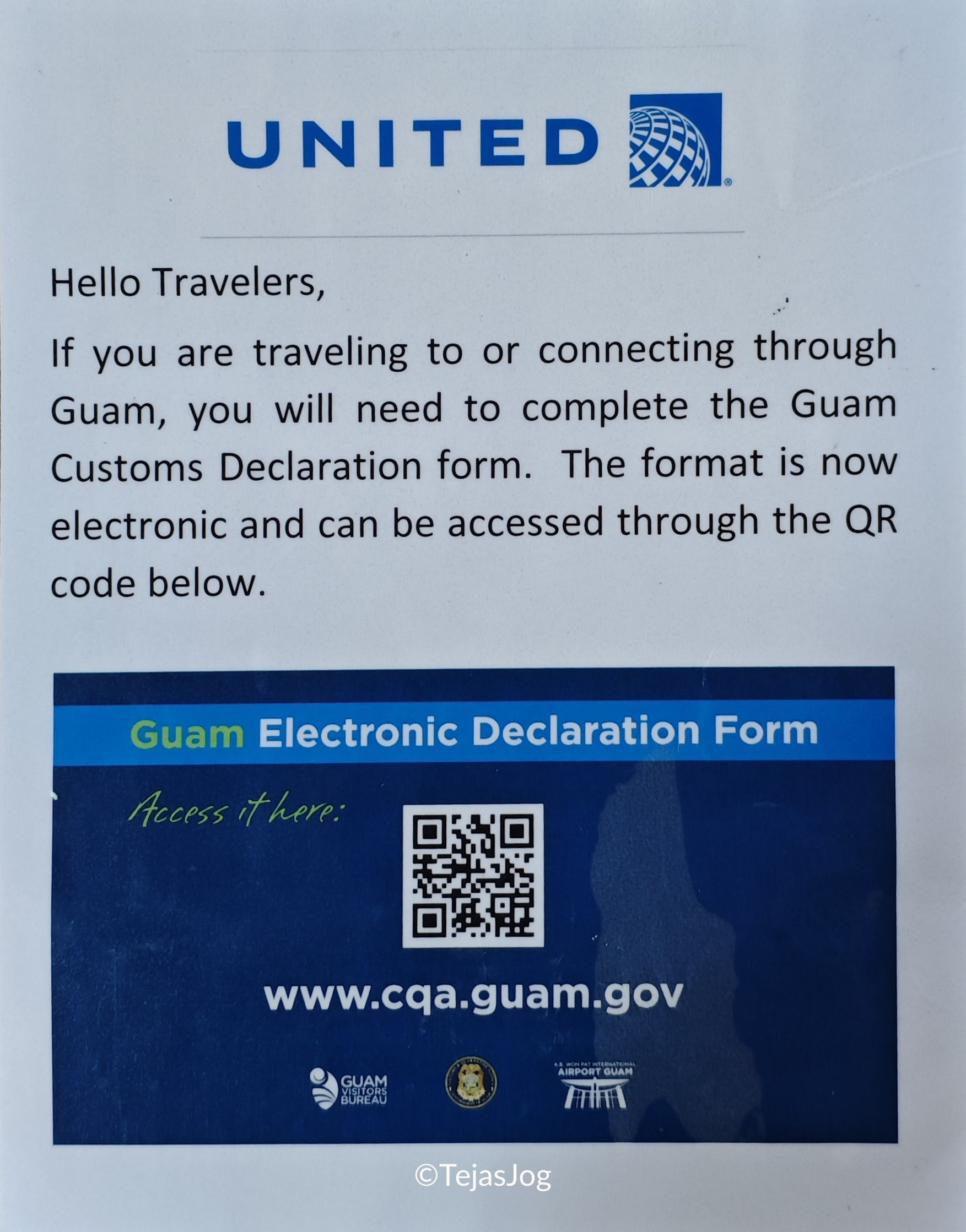 Onlline customs form for Guam Onlline customs form for Guam