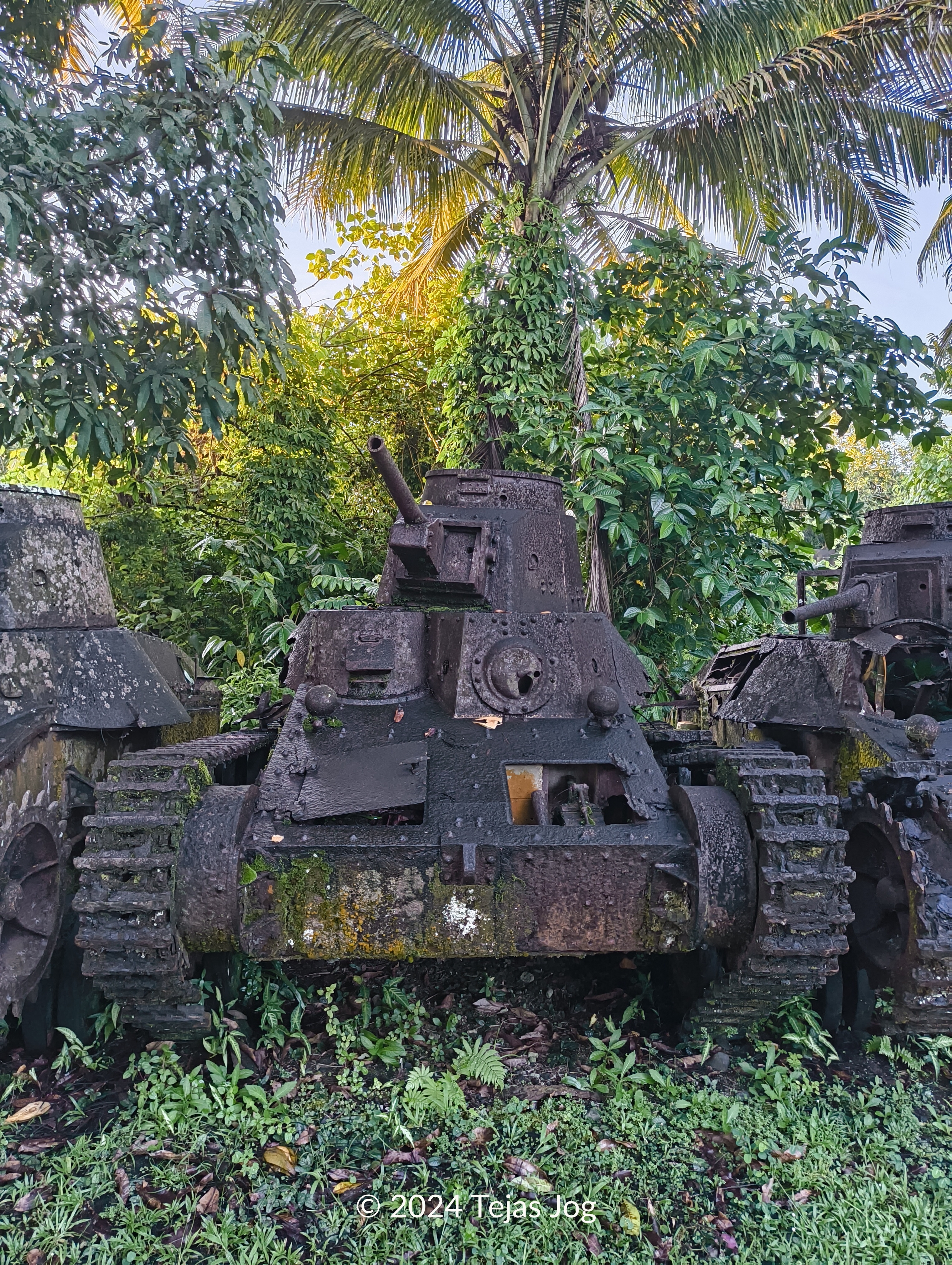 Japanese WW2 Tank Graveyard