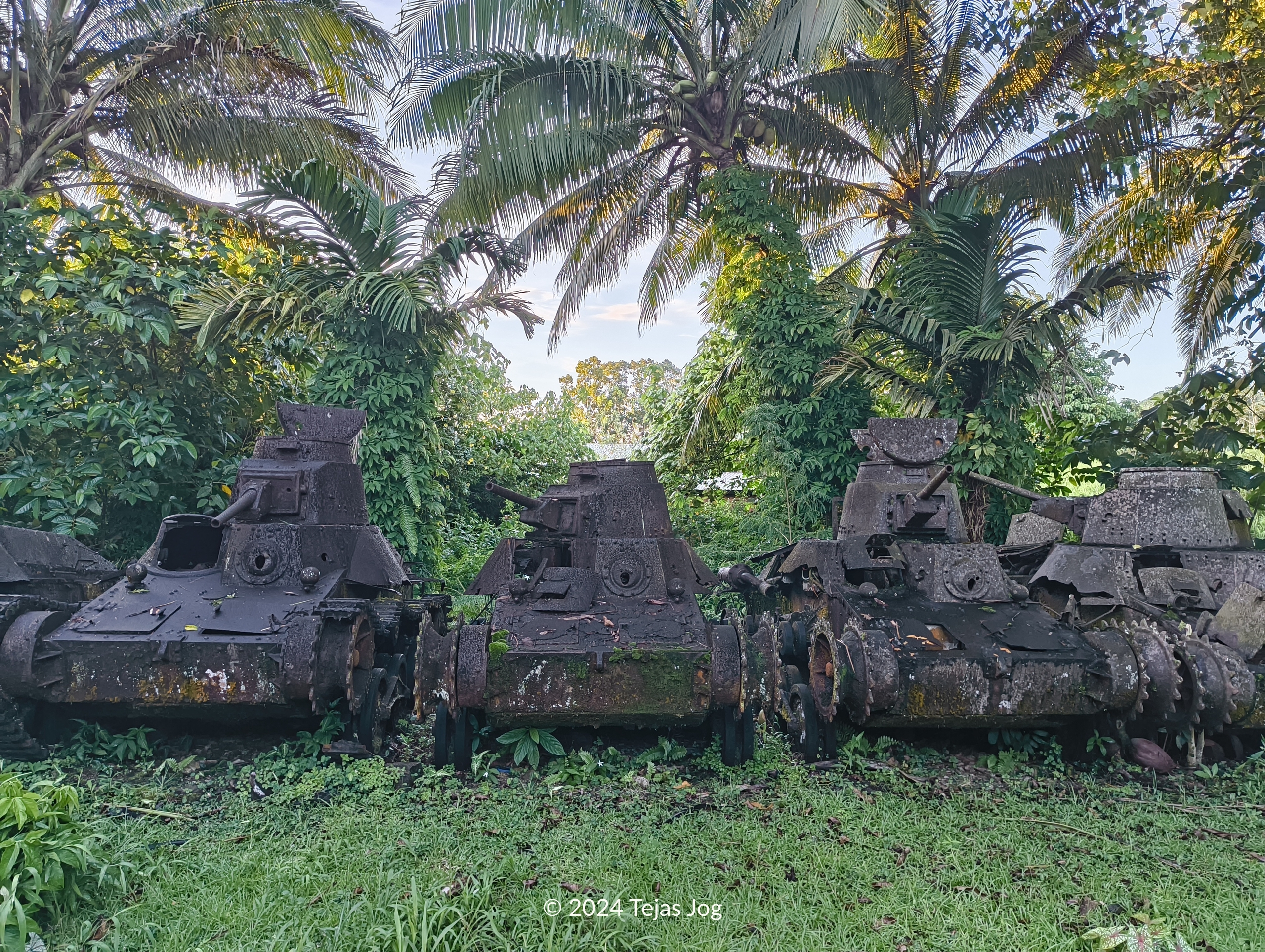 Japanese WW2 Tank Graveyard