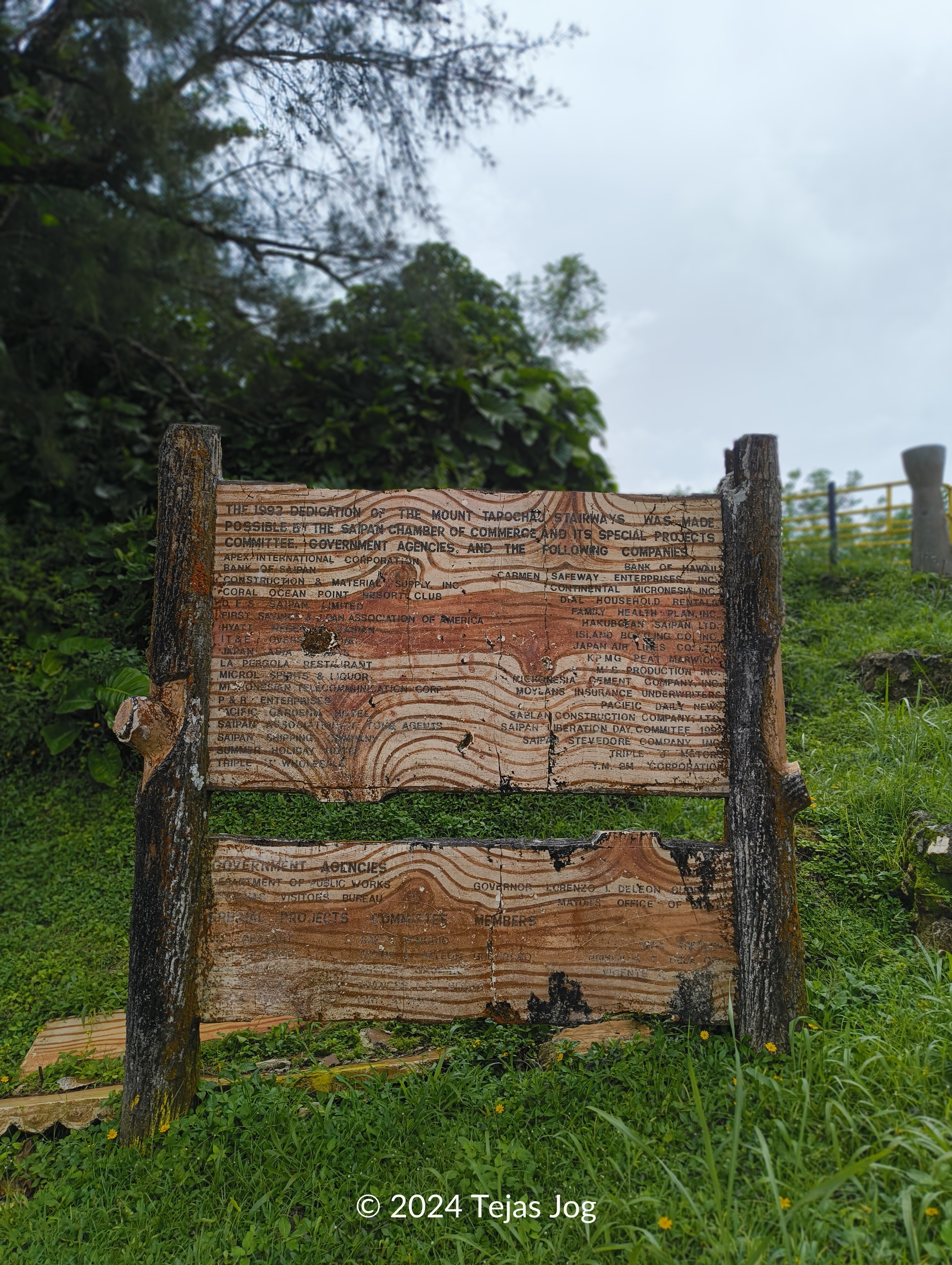 Mount Tapochau stairs