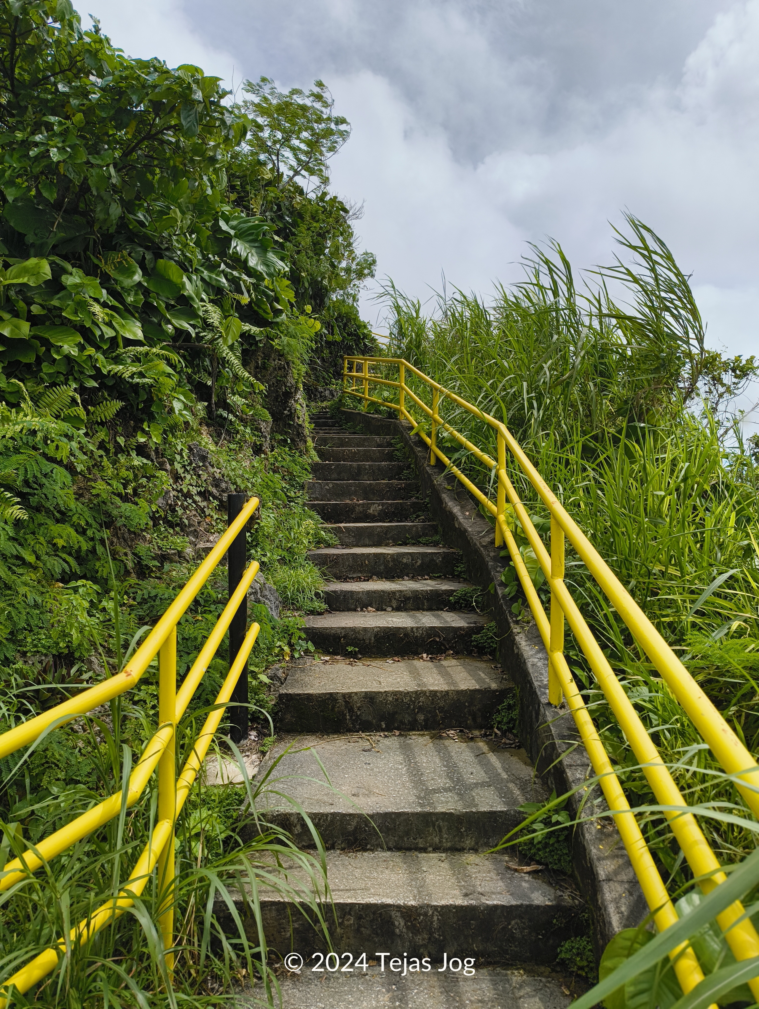 Mount Tapochau stairs