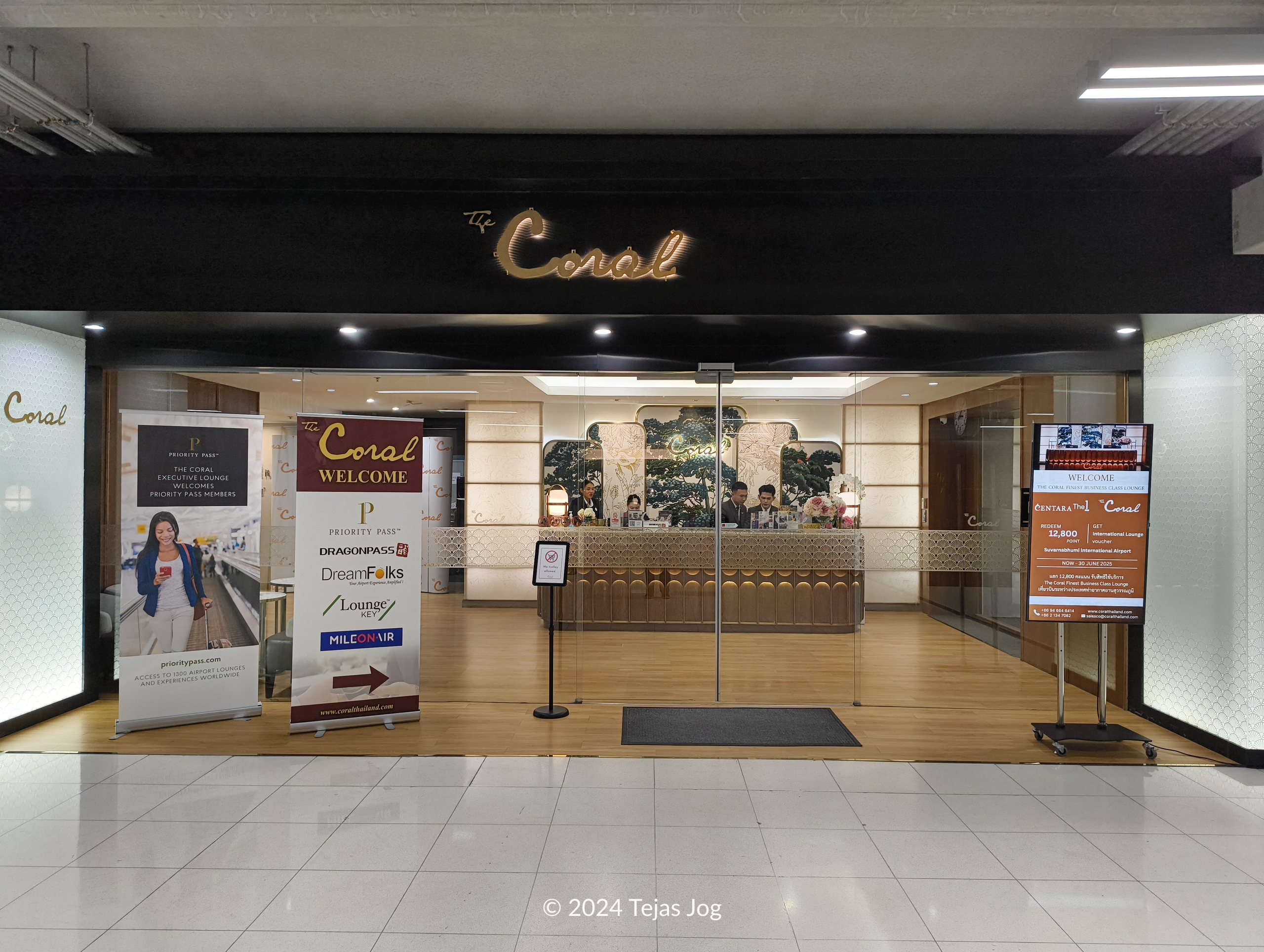 Coral Lounge at Bangkok Suvarnabhumi Airport