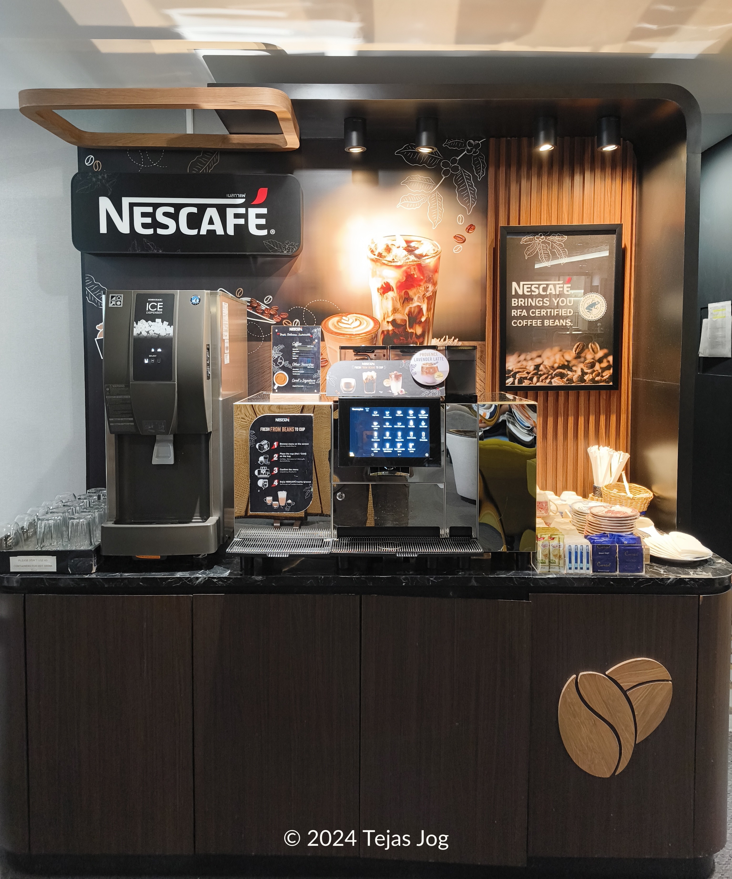 Coffee station at Coral Lounge