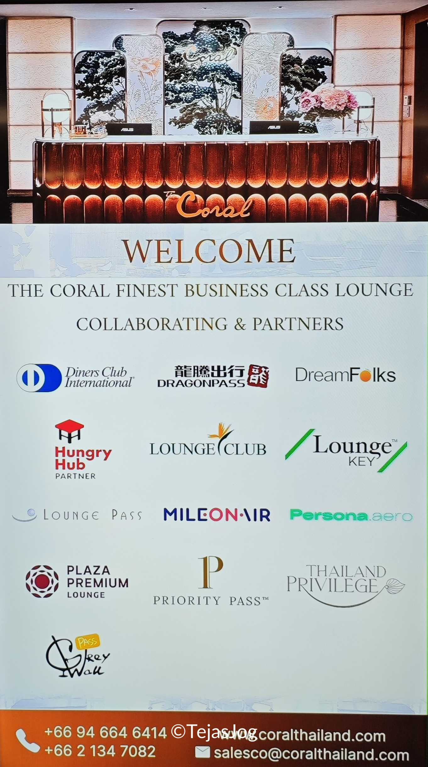 Coral Lounge at Bangkok Suvarnabhumi Airport