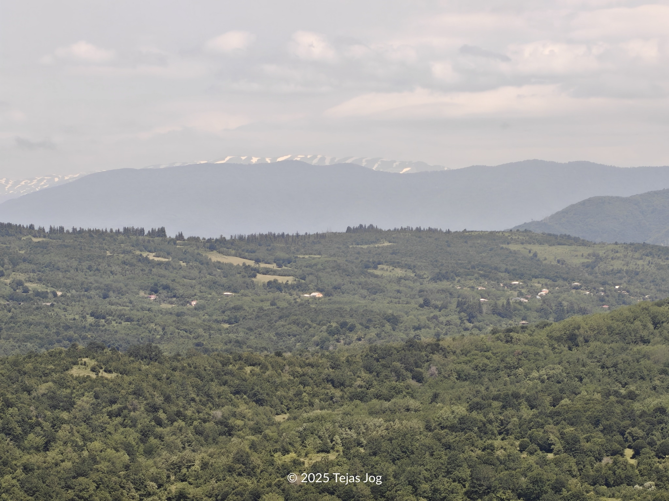 Driving to Gelati Monastery