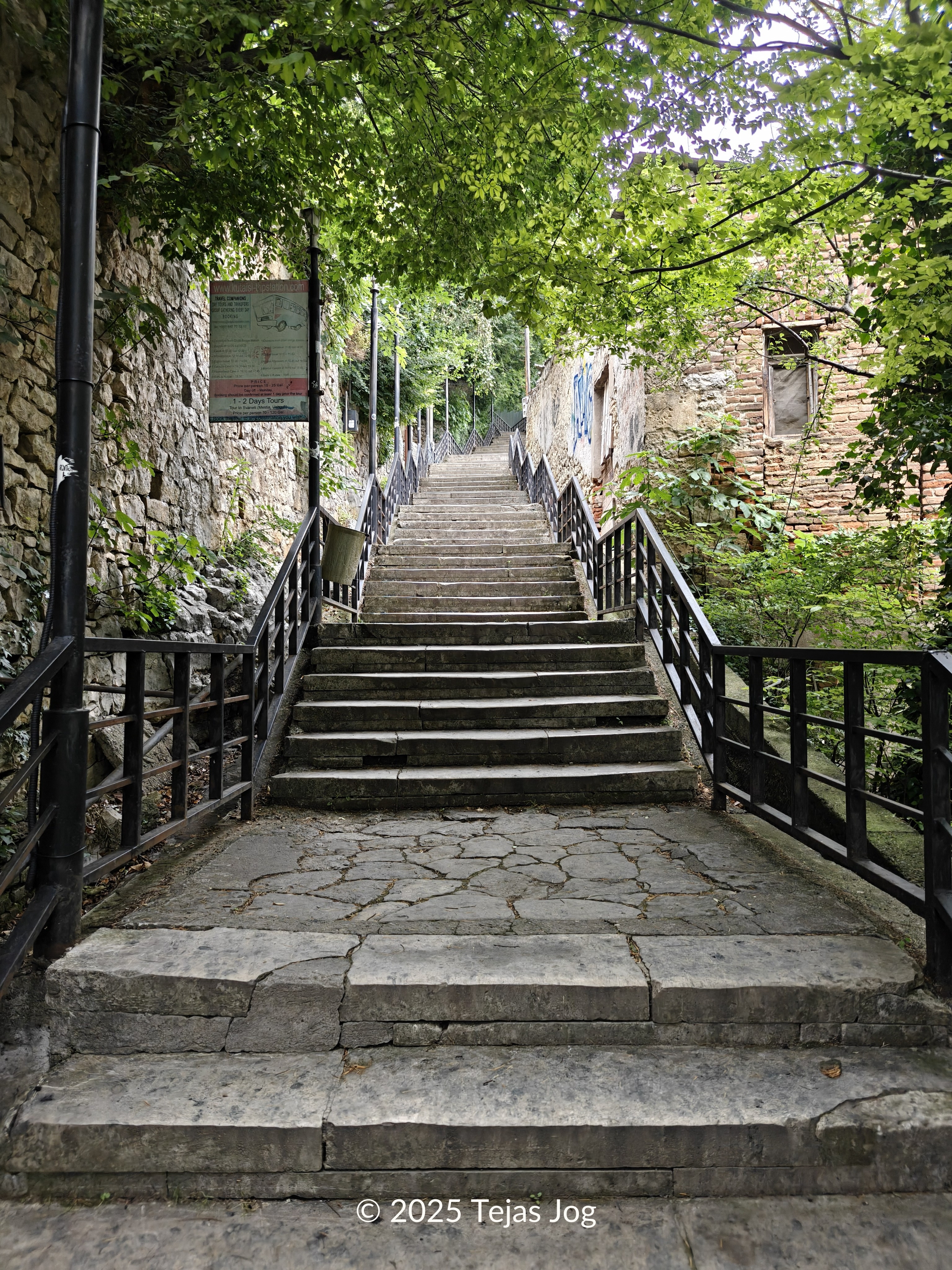 Steps to Bagrati Cathedral