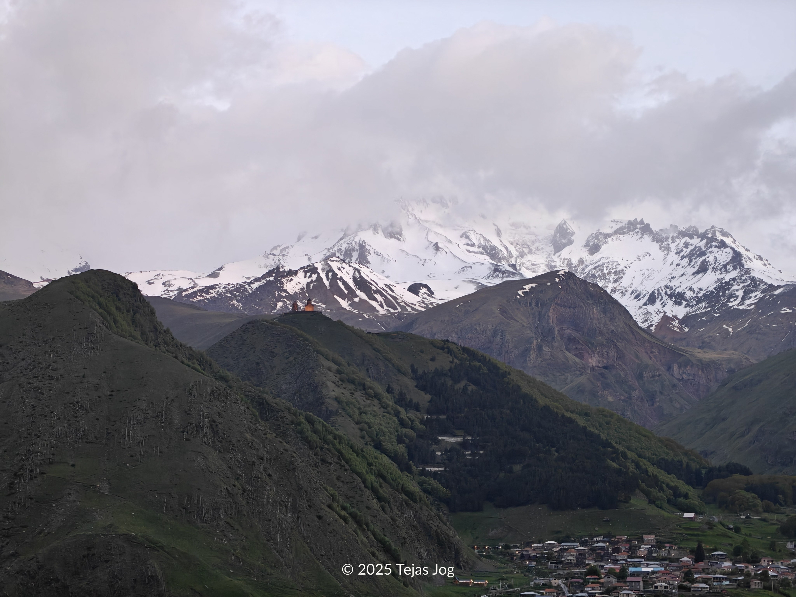 Gergeti Trinity Church and Mt. Kazbeg Gergeti Trinity Church and Mt. Kazbeg