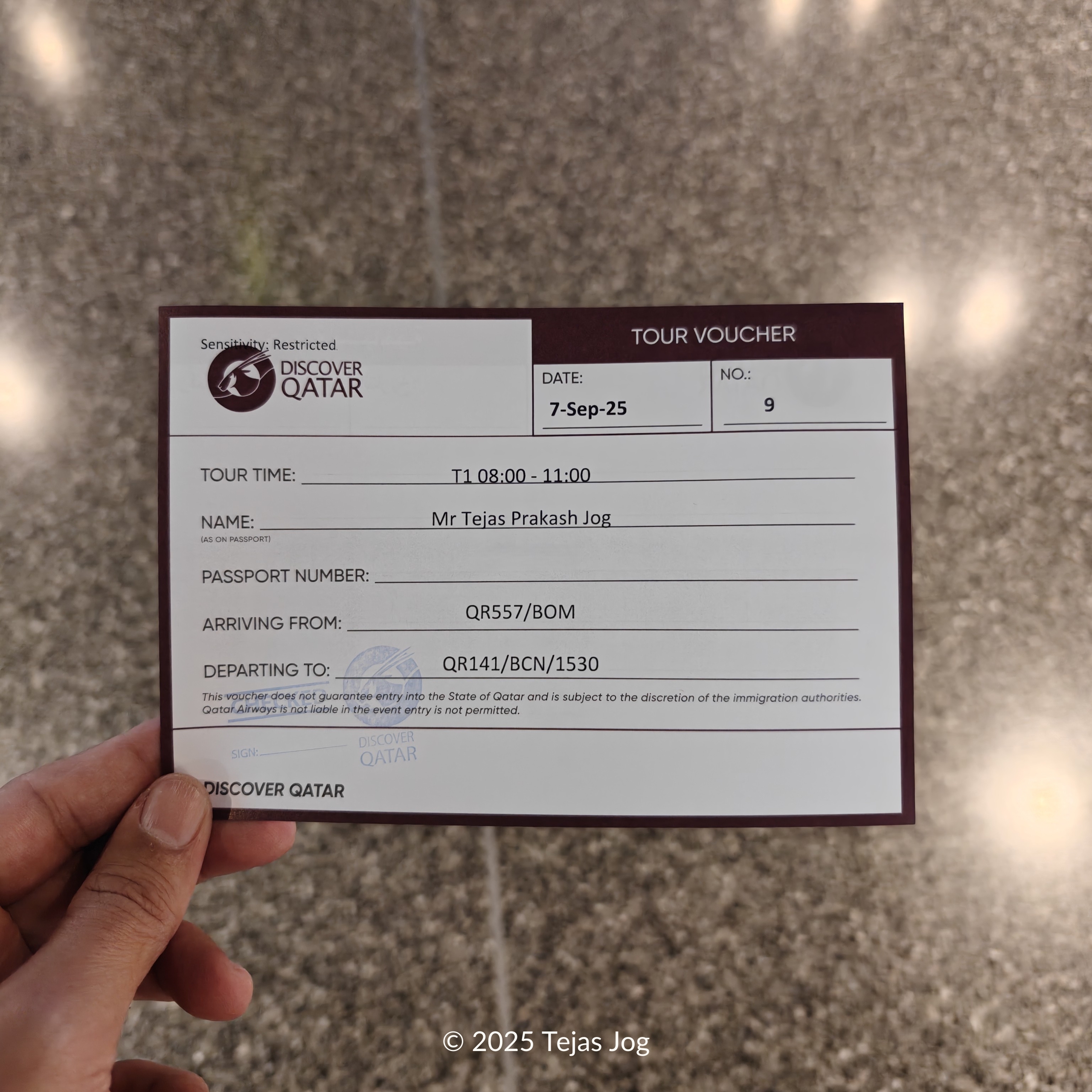 Discover Qatar tour voucher