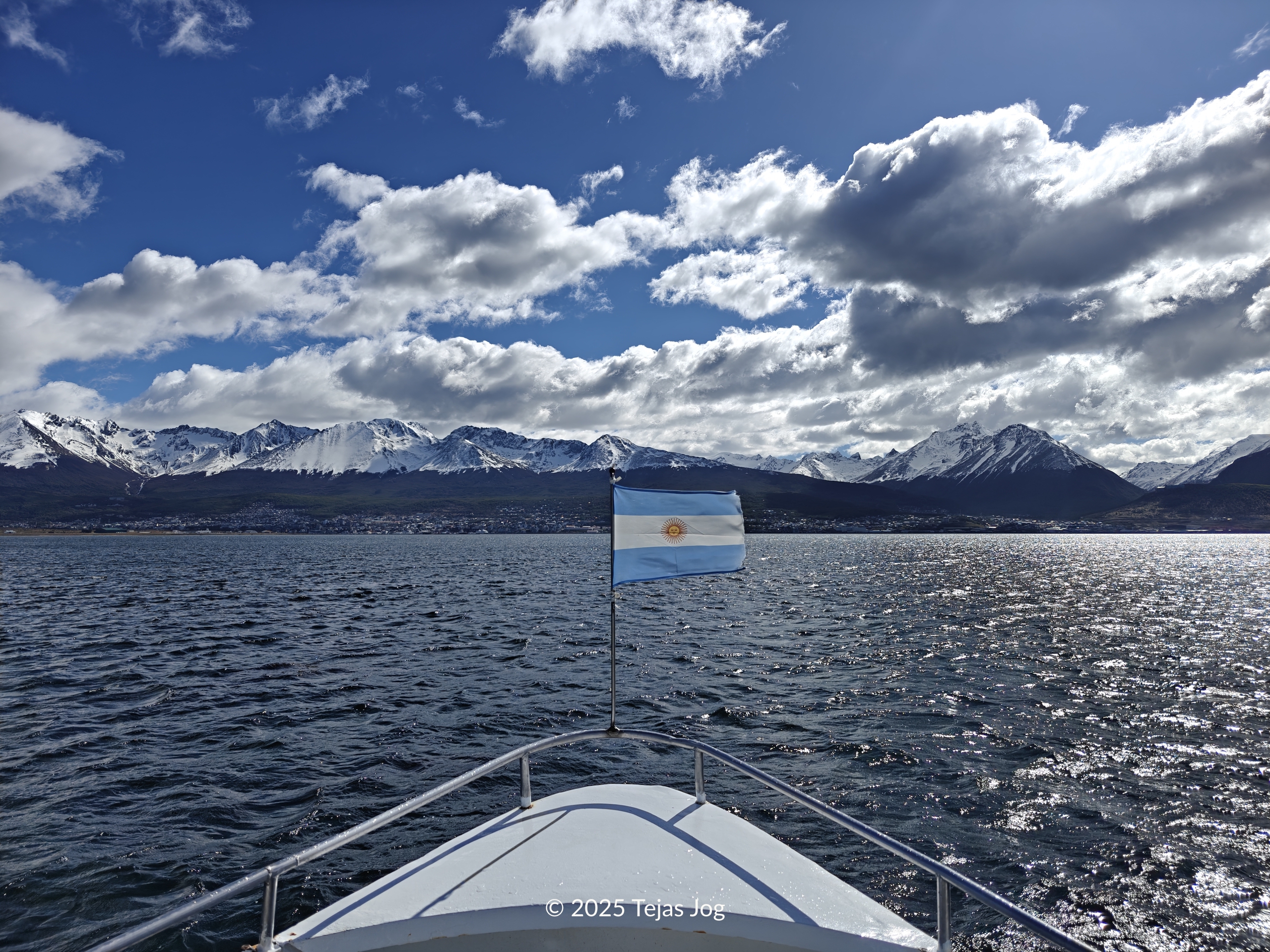 Approching Ushuaia