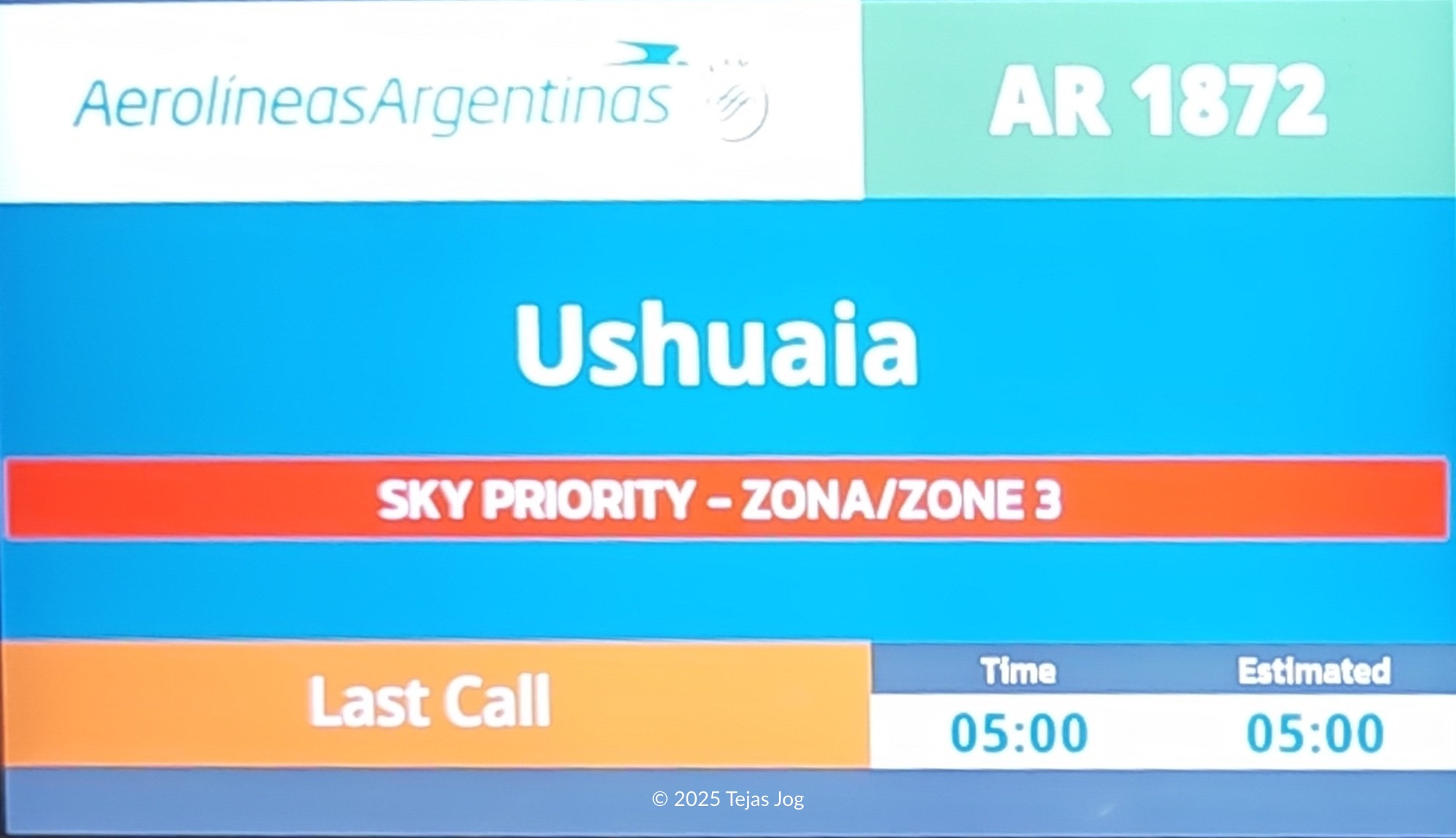 Aerolineas Argentinas 1872