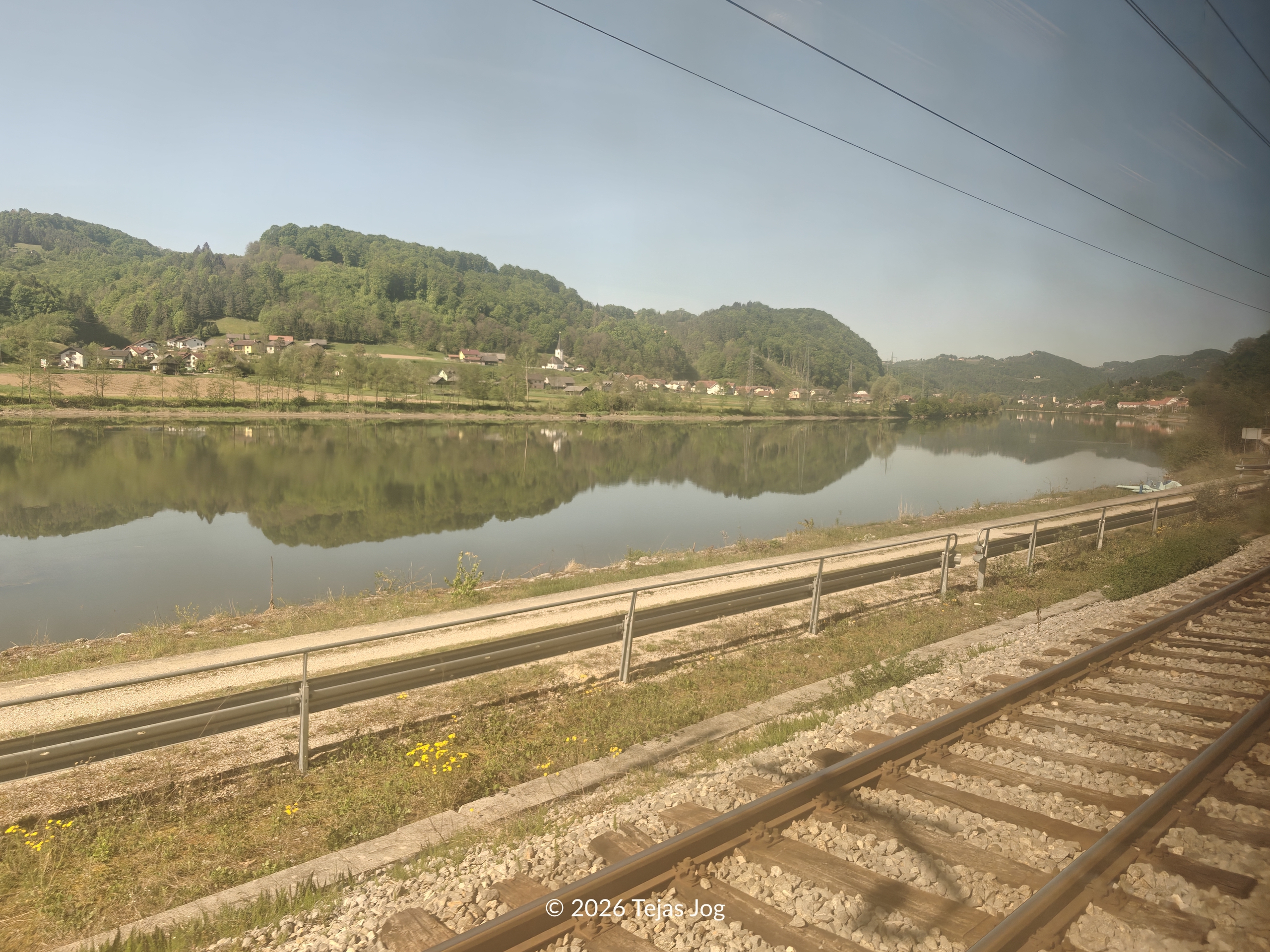 EC train from Zagreb to Ljubljana