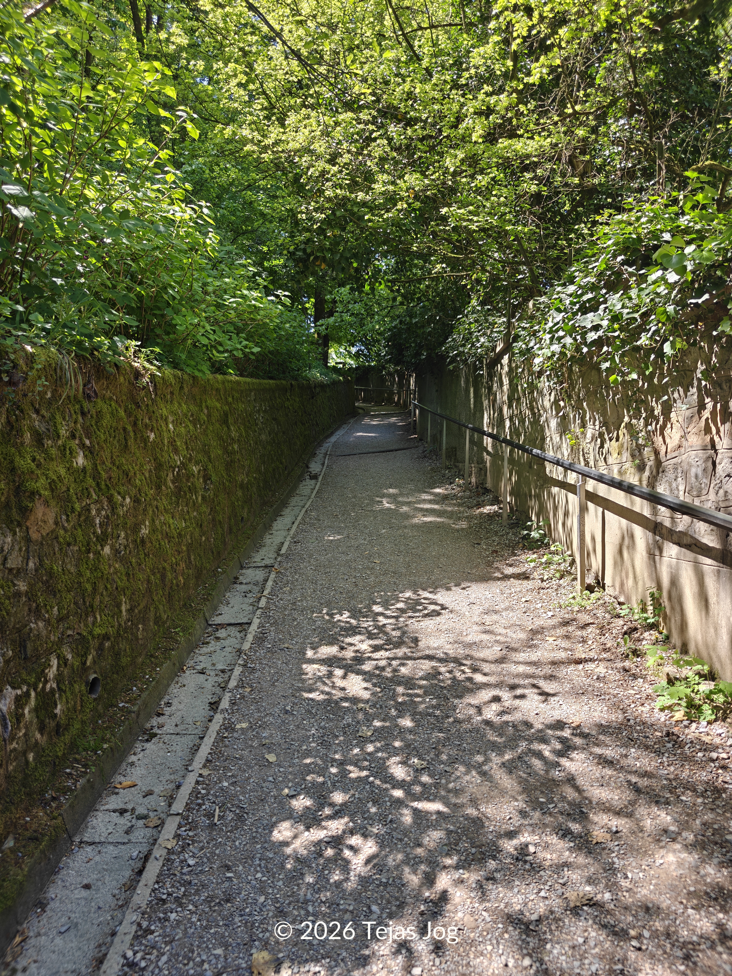 Walking up to Ljubljana Castle