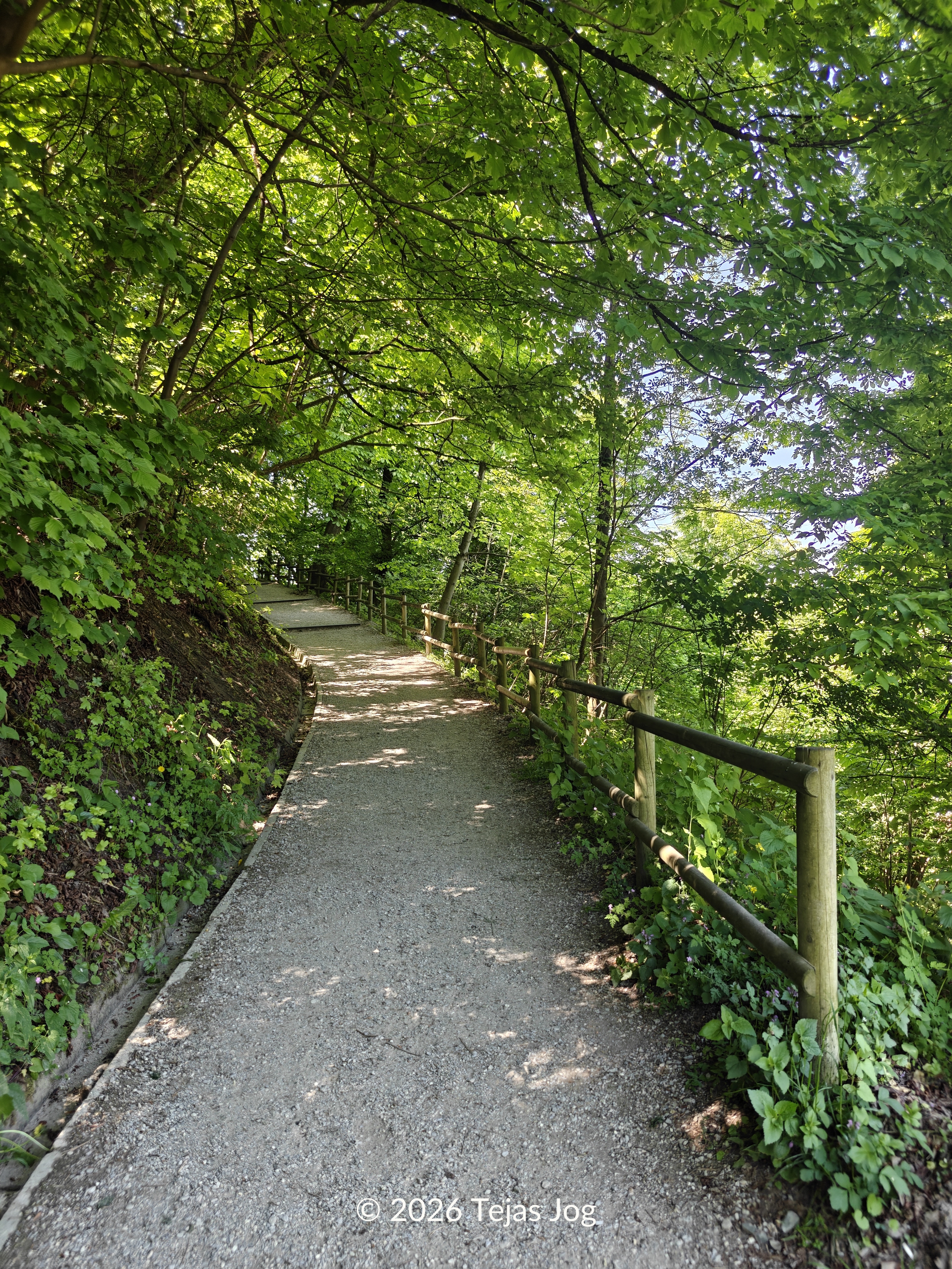 Walking up to Ljubljana Castle