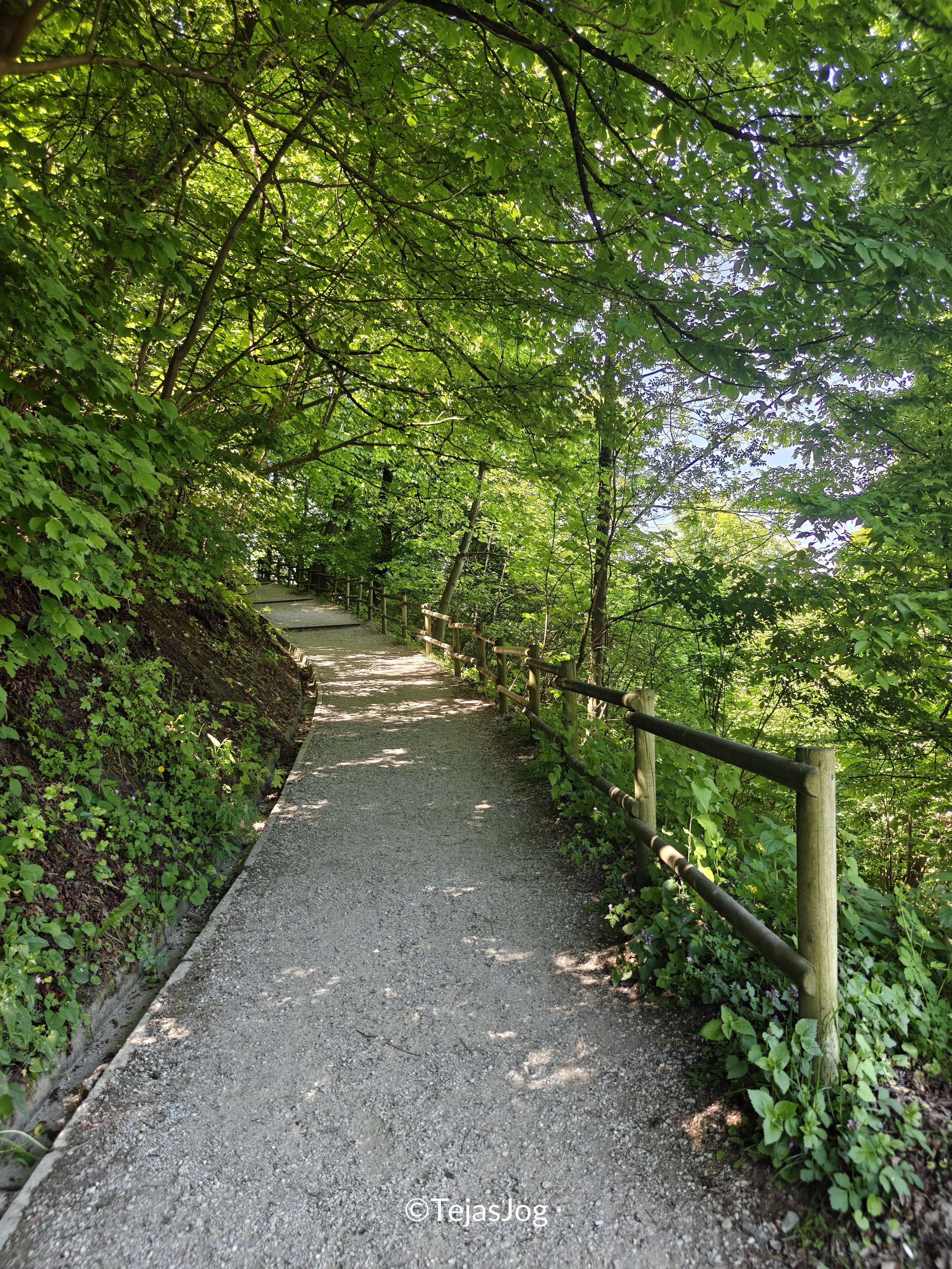 Walking up to Ljubljana Castle