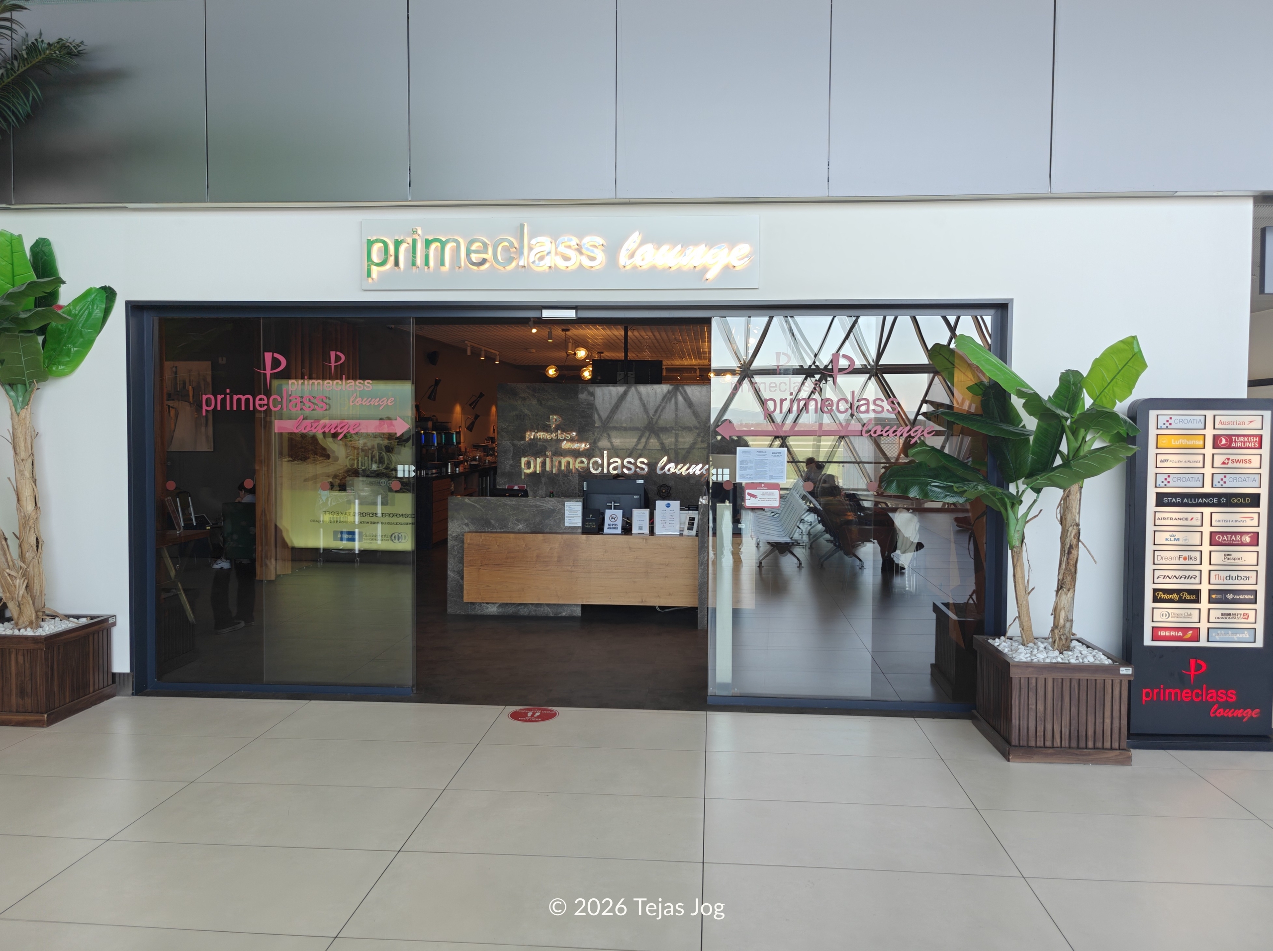 Primeclass Lounge at Franjo Tuđman International Airport Zagreb