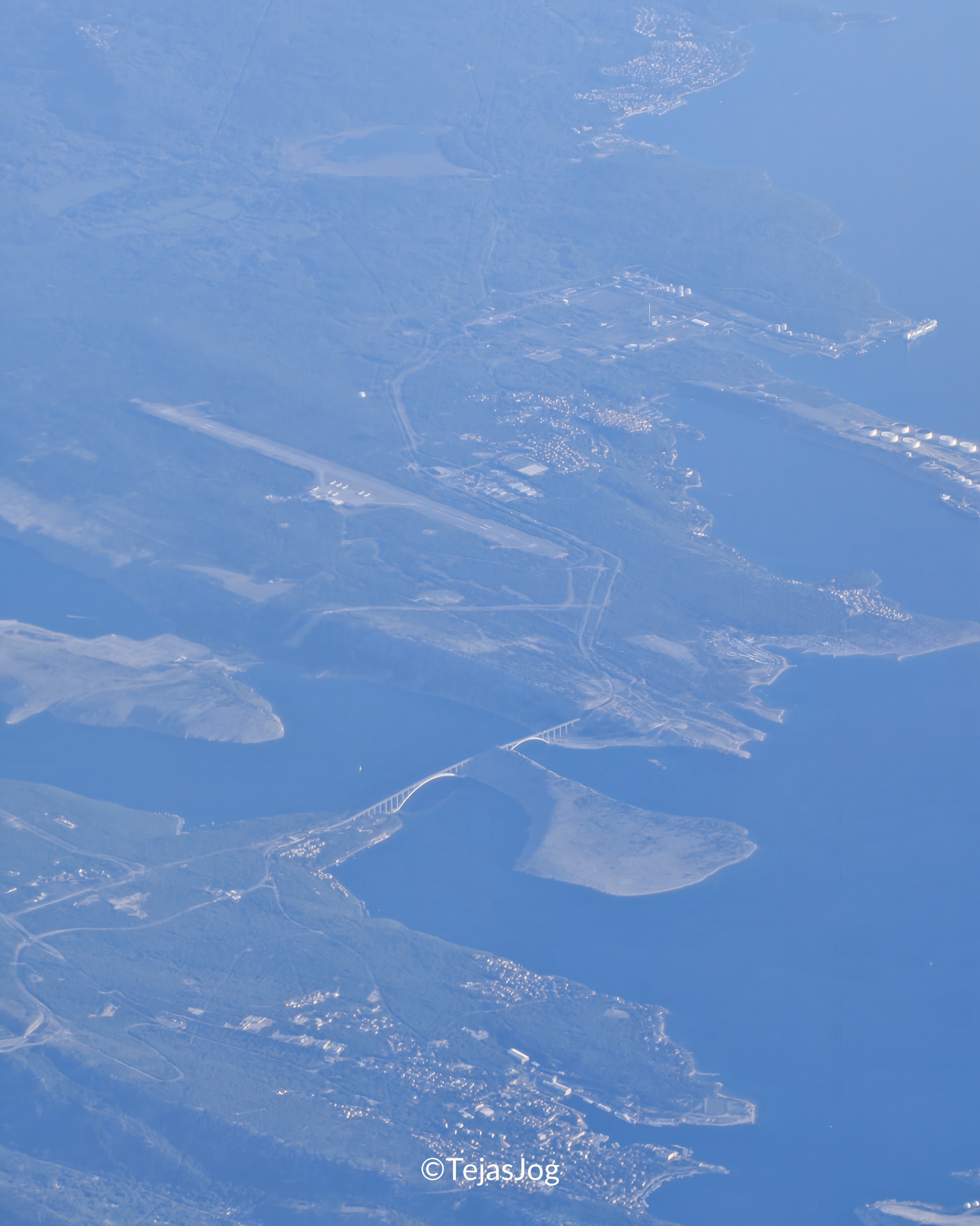 Krk Bridge / Krčki most / Rijeka International Airport / Zračna luka Rijeka