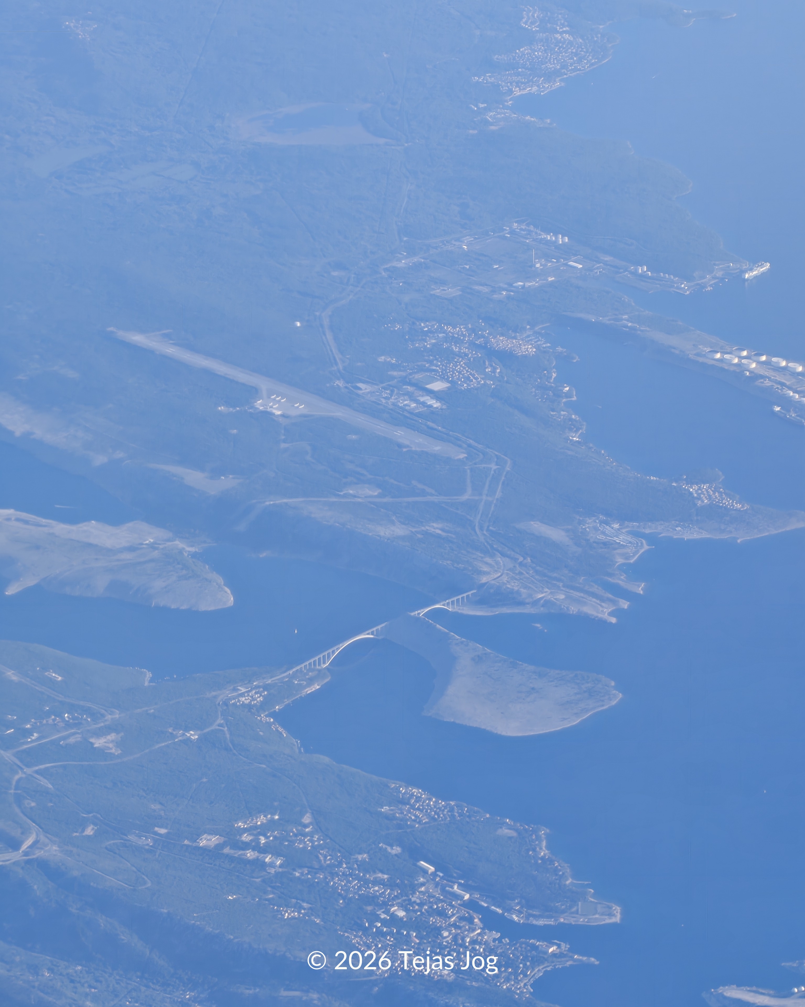 Krk Bridge / Krčki most / Rijeka International Airport / Zračna luka Rijeka