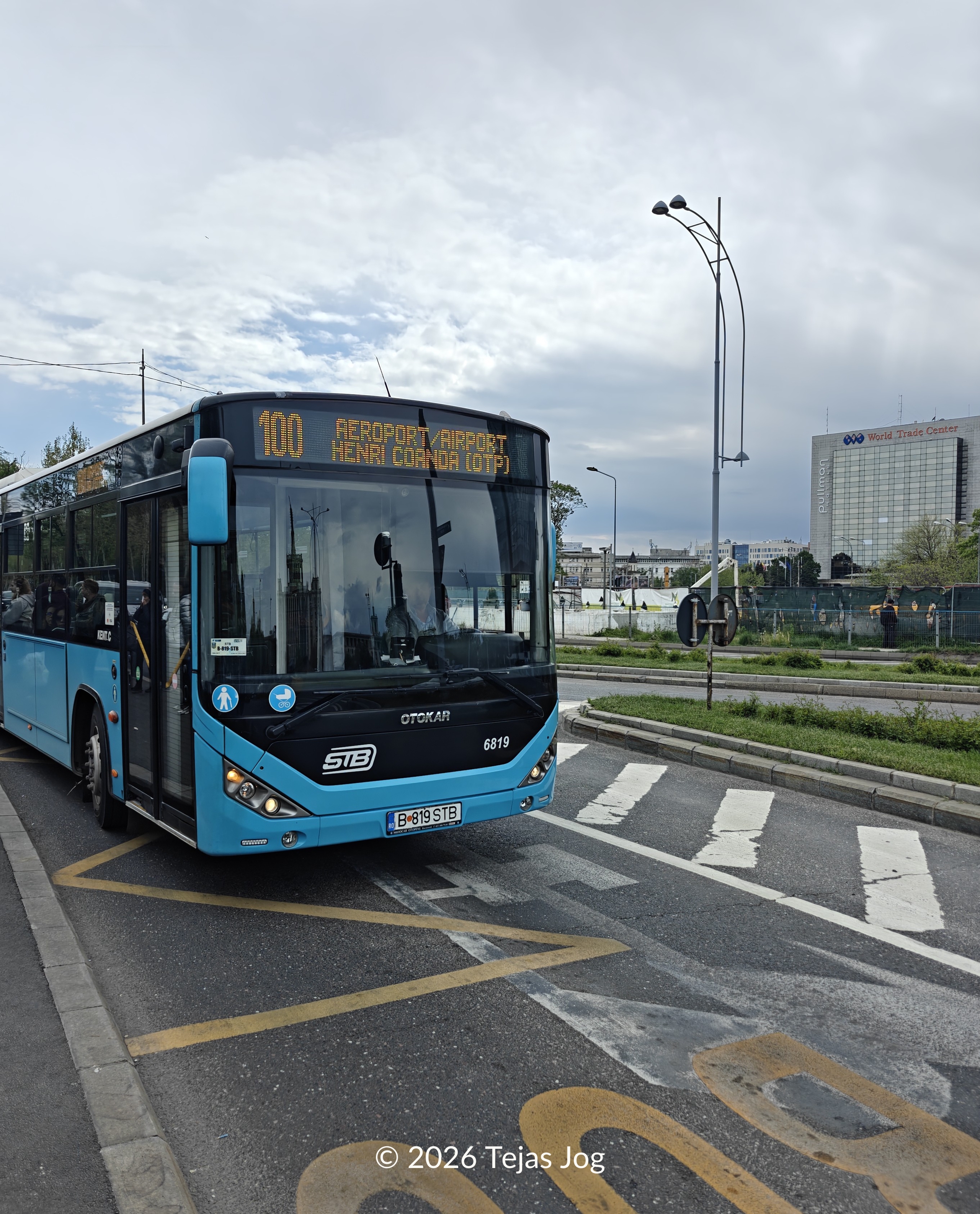 Bus 100 to the airport