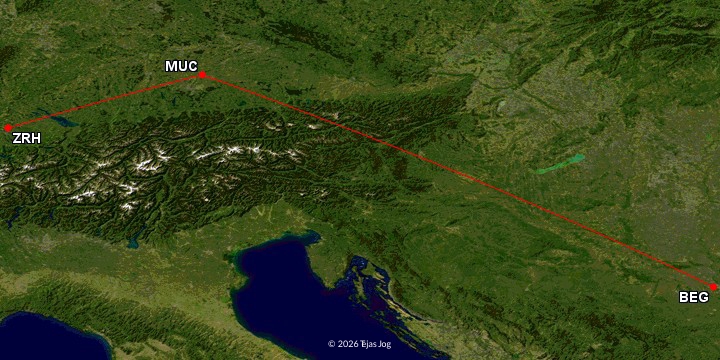 Lufthansa 1737 - SWISS 1111
