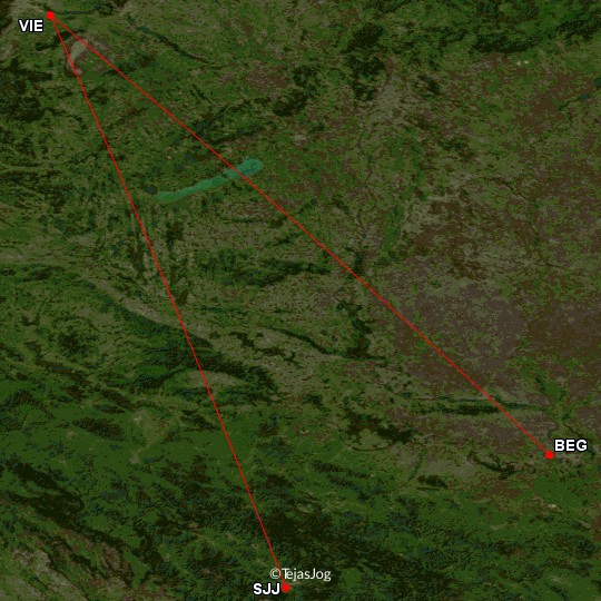 Austrian Airlines 726 - Austrian Airlines 729 Austrian Airlines 726 - Austrian Airlines 729