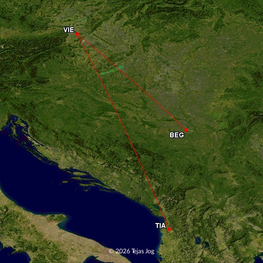 Austrian Airlines 760 - Austrian Airlines 721