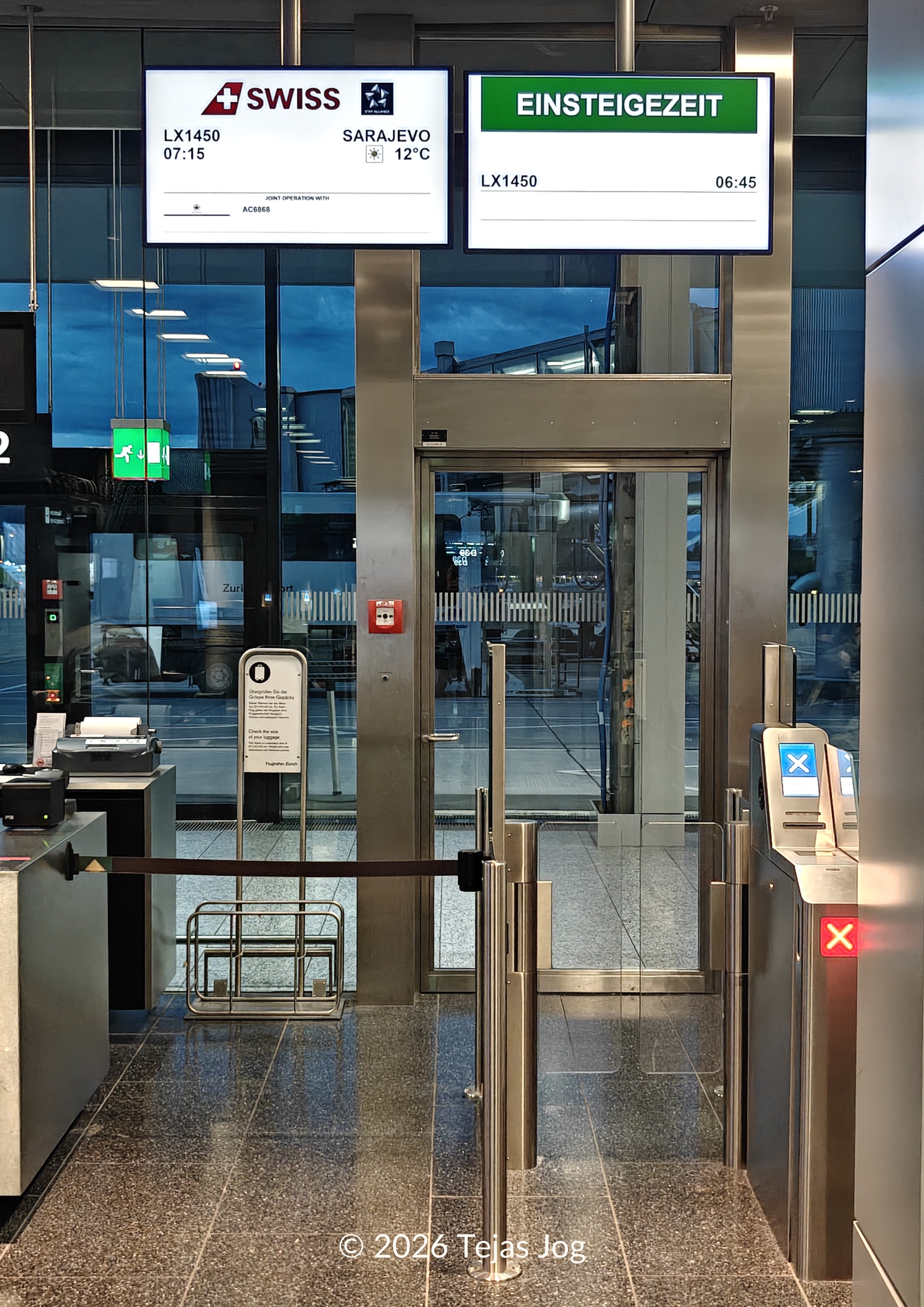 LX1450 to Sarajevo